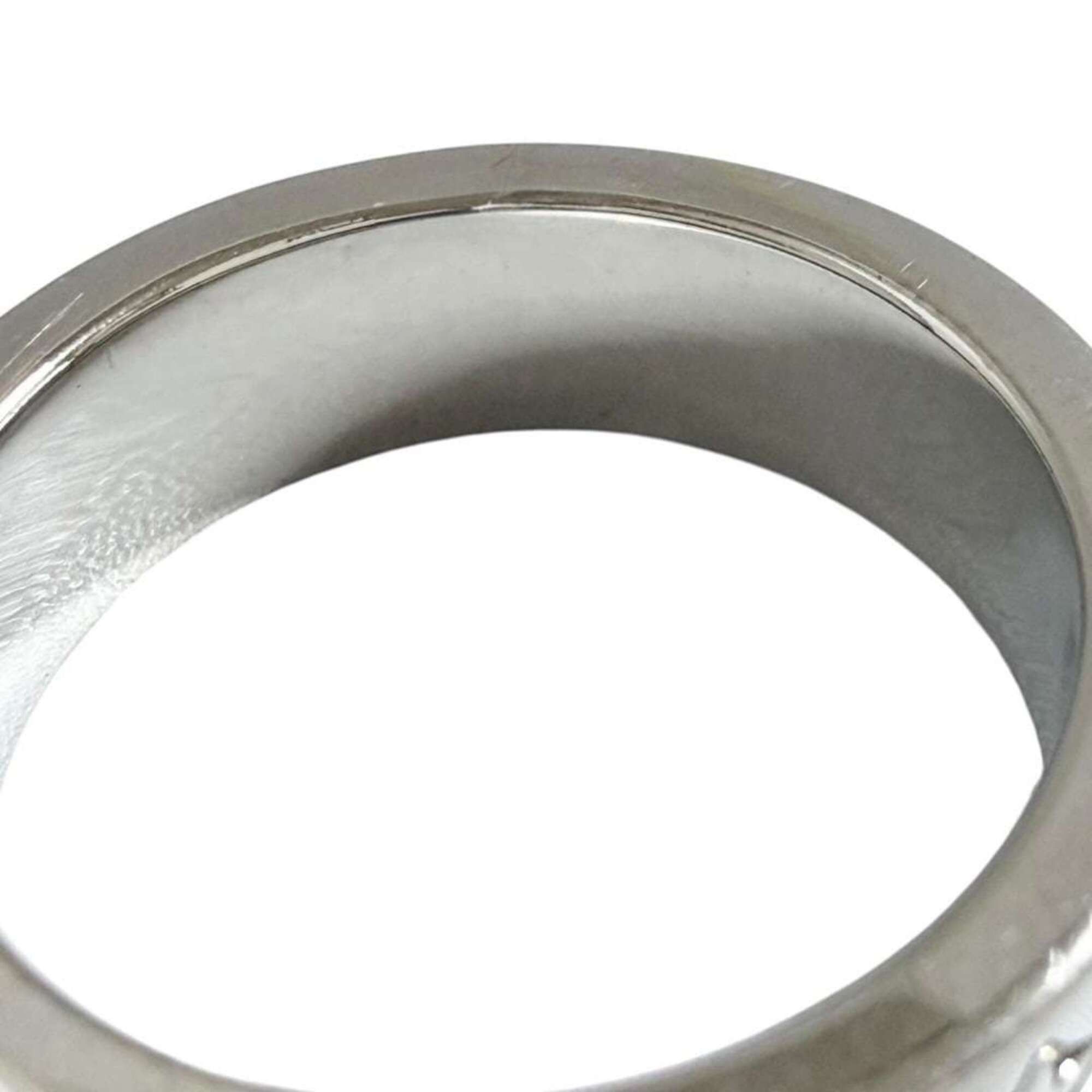 Louis Vuitton Louis Vuitton Men's Mosaic Thin Ring, Size 17 (S), Silver Size ONE SIZE - 7 Thumbnail
