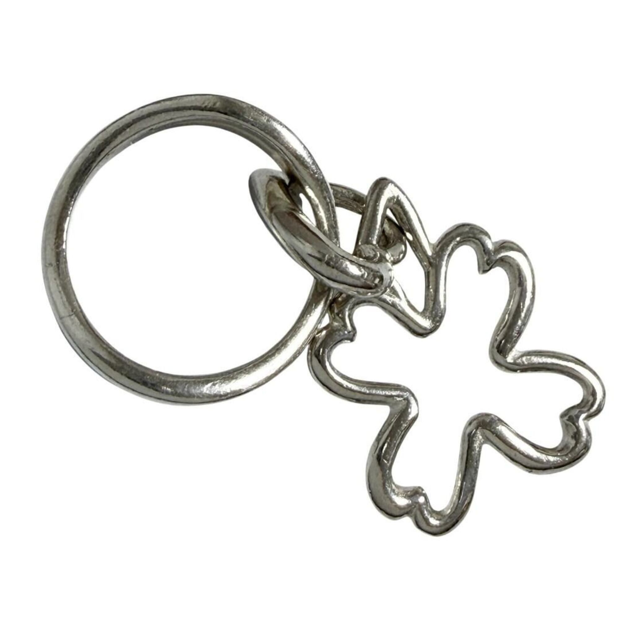 Chanel Chanel Women's Clover Heart Ring, Size 7, Sterling Silver (925) Size ONE SIZE - 6 Thumbnail