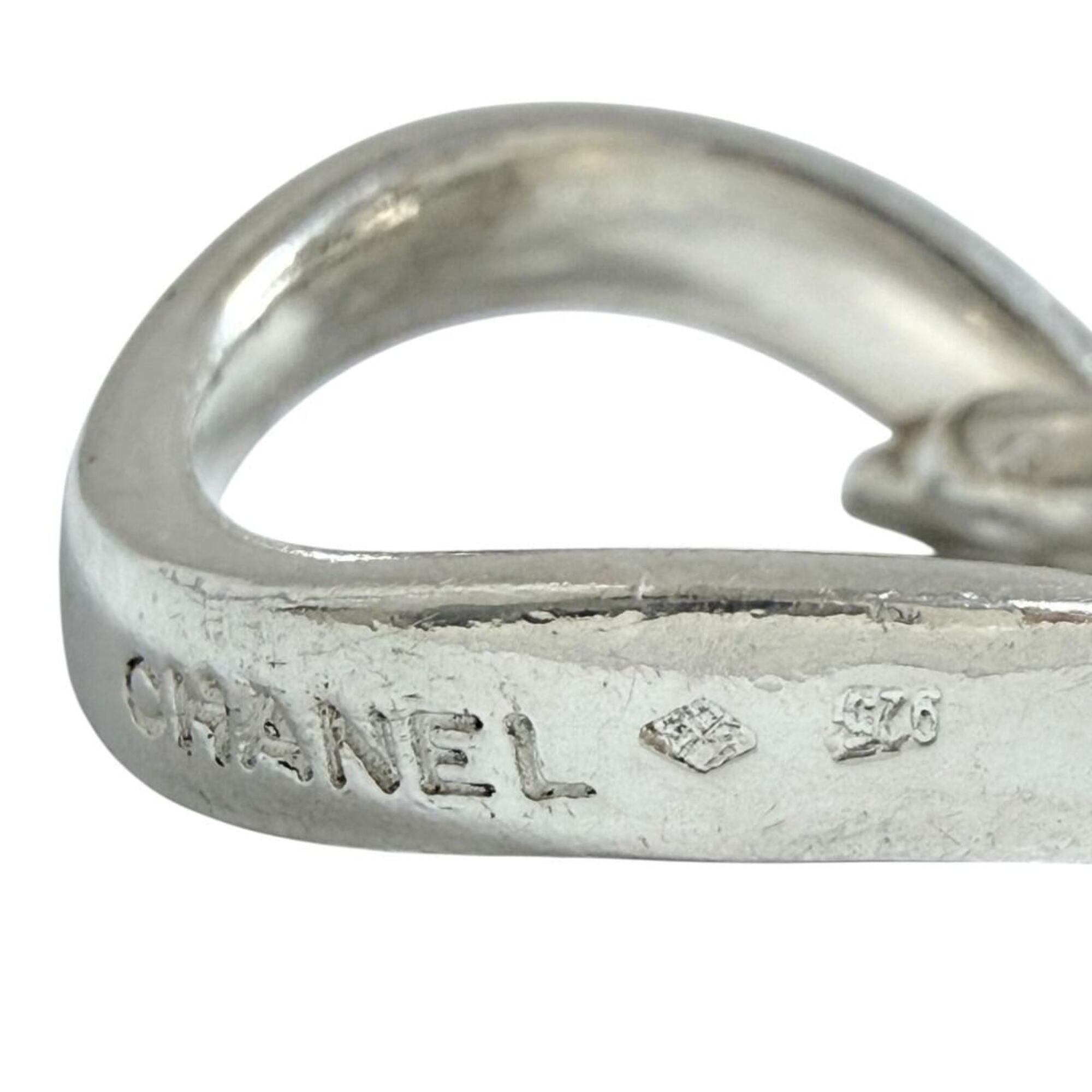 Chanel Chanel Women's Clover Heart Ring, Size 7, Sterling Silver (925) Size ONE SIZE - 7 Thumbnail