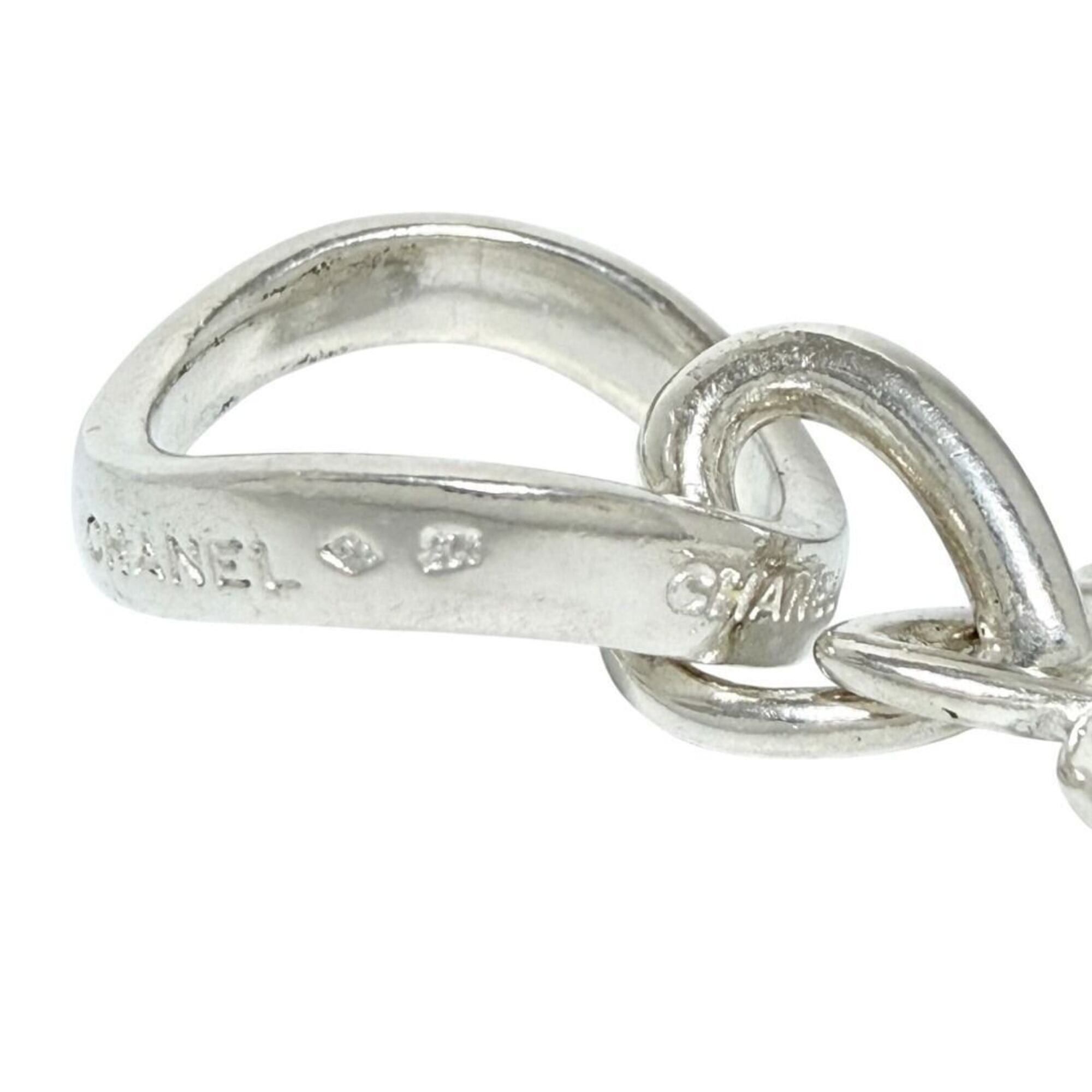Chanel Chanel Women's Clover Heart Ring, Size 7, Sterling Silver (925) Size ONE SIZE - 5 Thumbnail