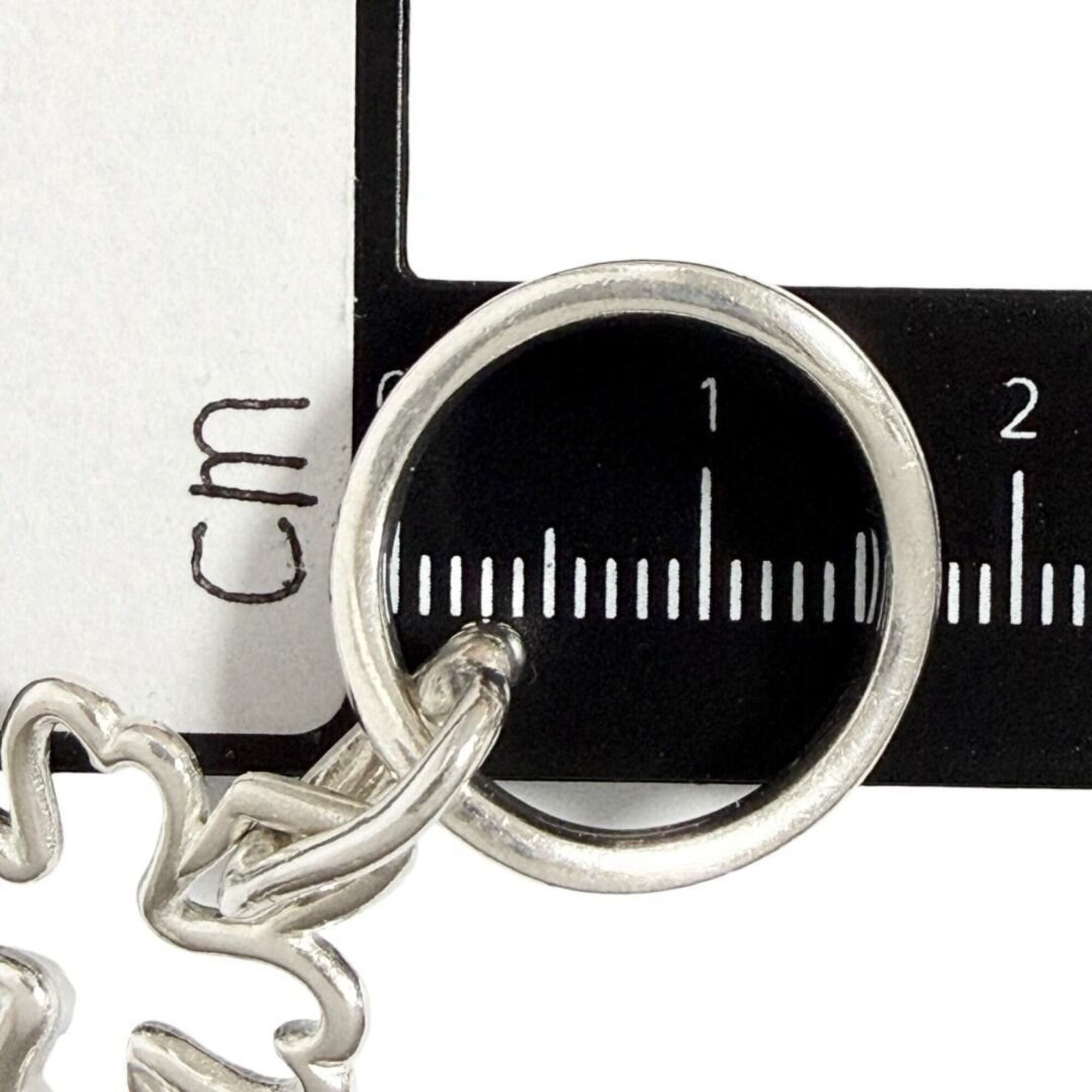 Chanel Chanel Women's Clover Heart Ring, Size 7, Sterling Silver (925) Size ONE SIZE - 9 Thumbnail