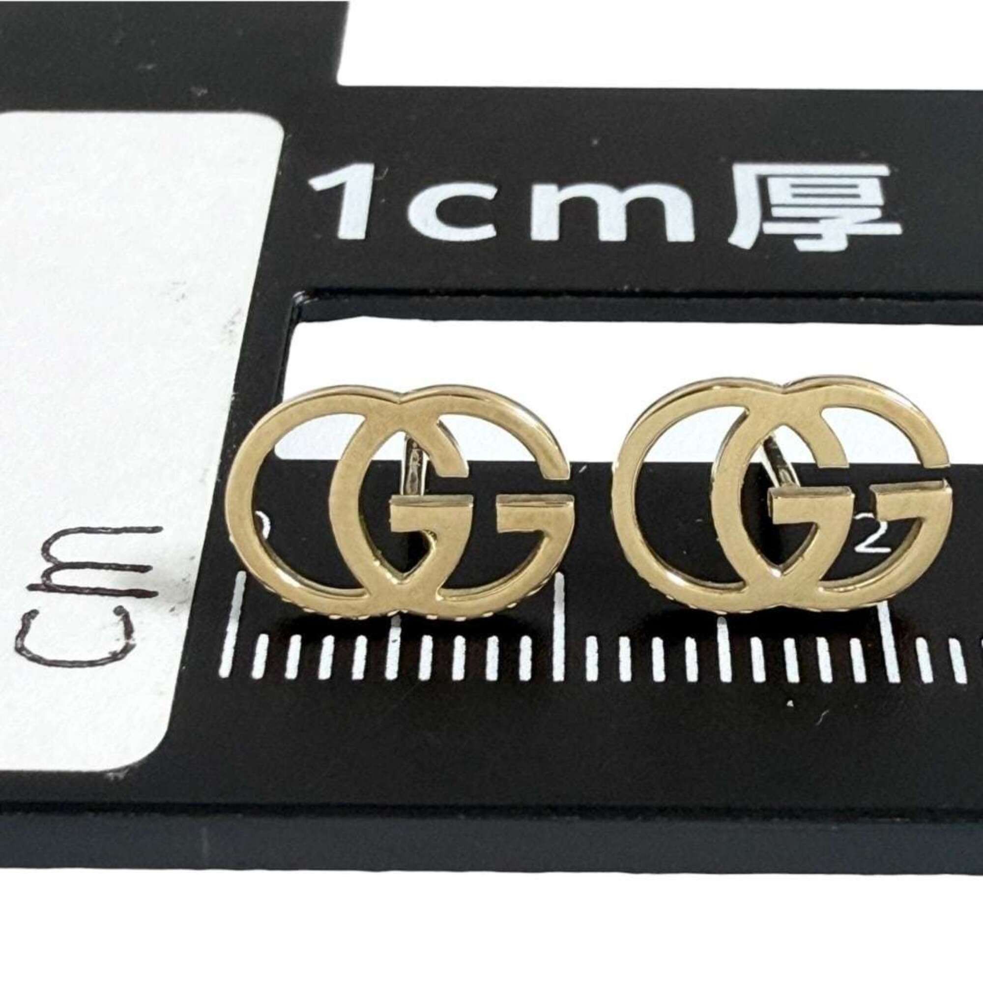 Gucci Gucci women's GG Running earrings, 18K gold, with aftermarket metal backs. Size ONE SIZE - 9 Thumbnail