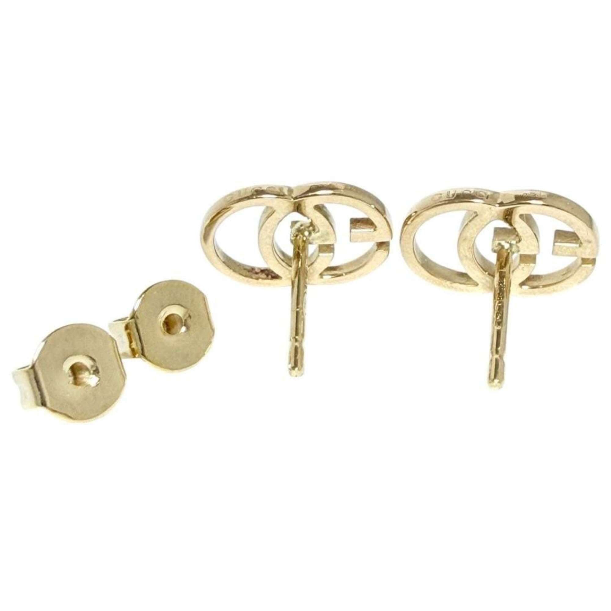 Gucci Gucci women's GG Running earrings, 18K gold, with aftermarket metal backs. Size ONE SIZE - 3 Thumbnail