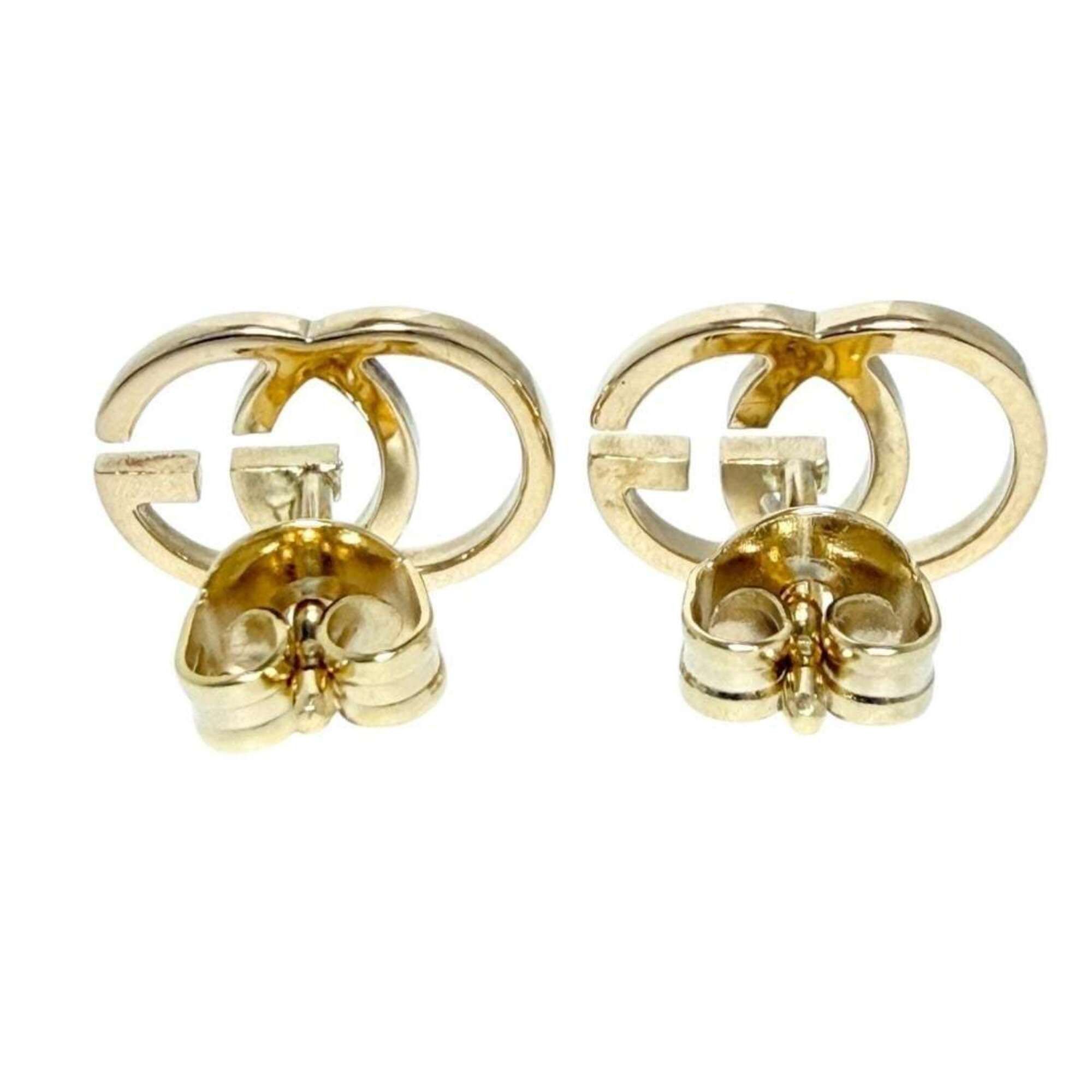 Gucci Gucci women's GG Running earrings, 18K gold, with aftermarket metal backs. Size ONE SIZE - 2 Thumbnail