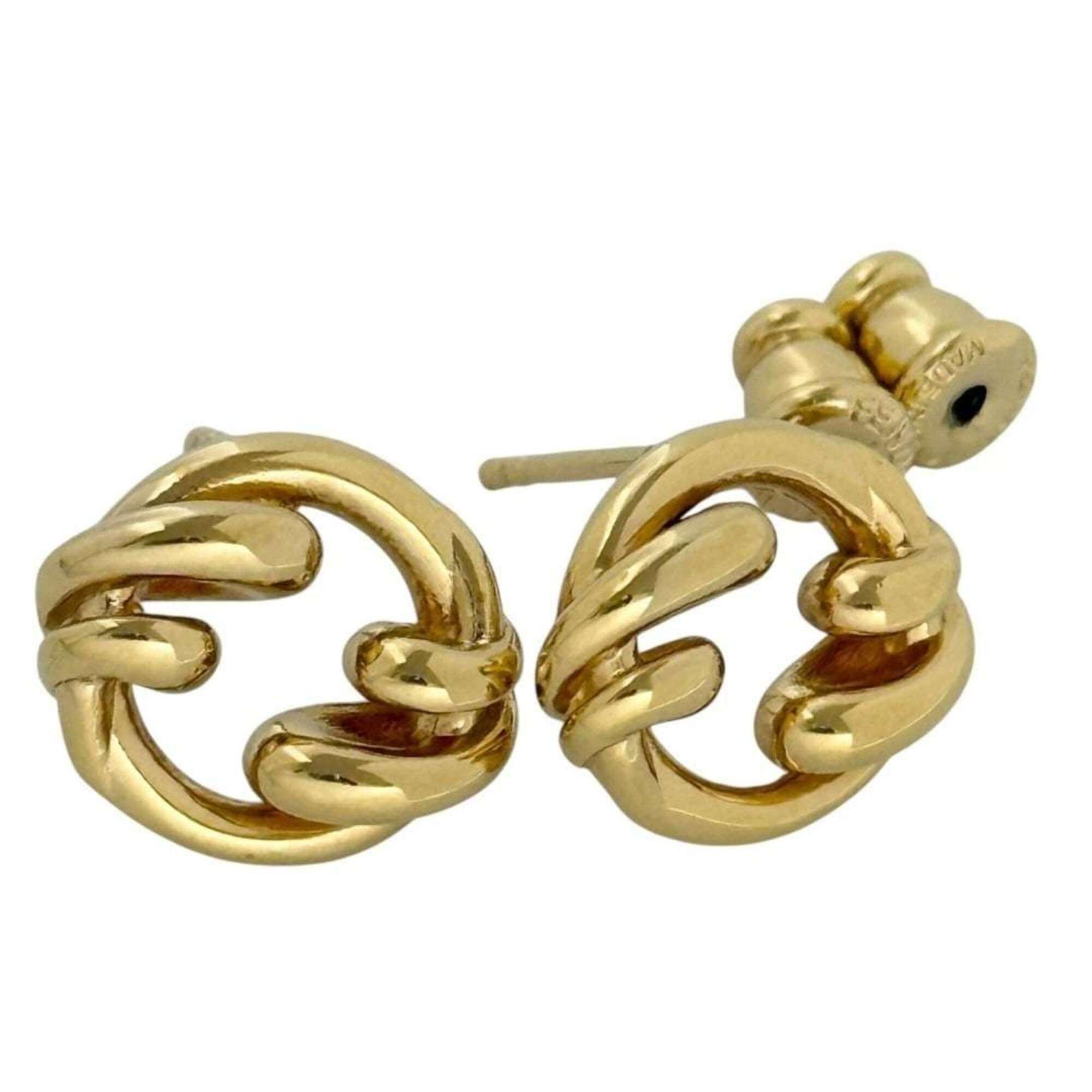 Fendi Fendi Women's Filo Stud Earrings, Gold Size ONE SIZE - 3 Thumbnail