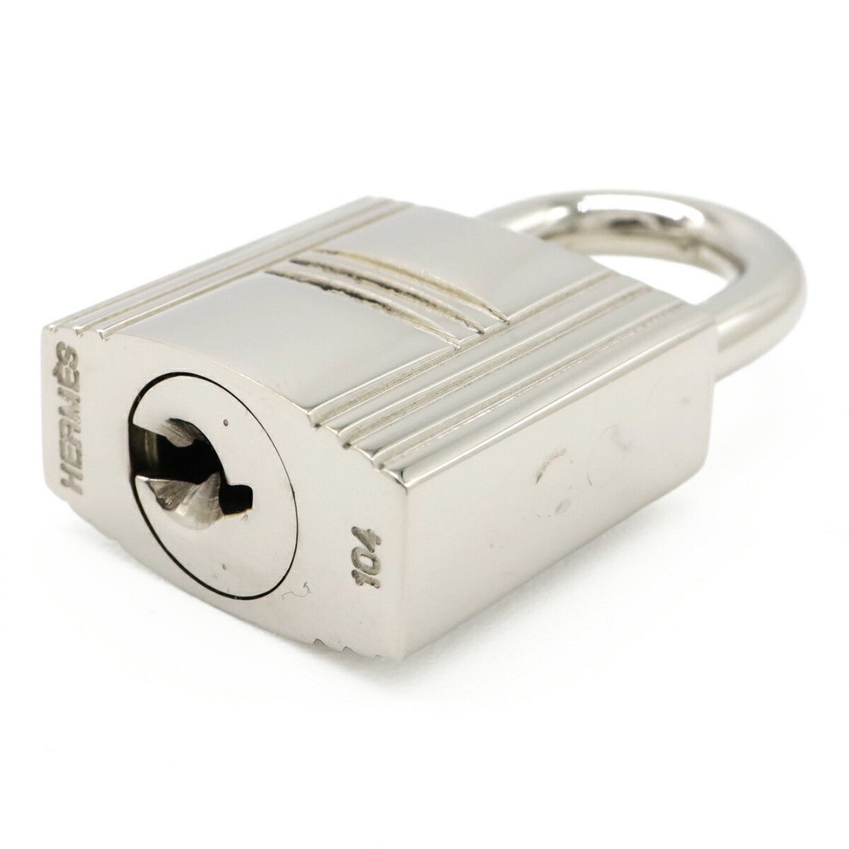 Hermes Hermes Hermes Cadena Padlock Metal Key Chain DUTY FREE for USA Size ONE SIZE - 4 Thumbnail