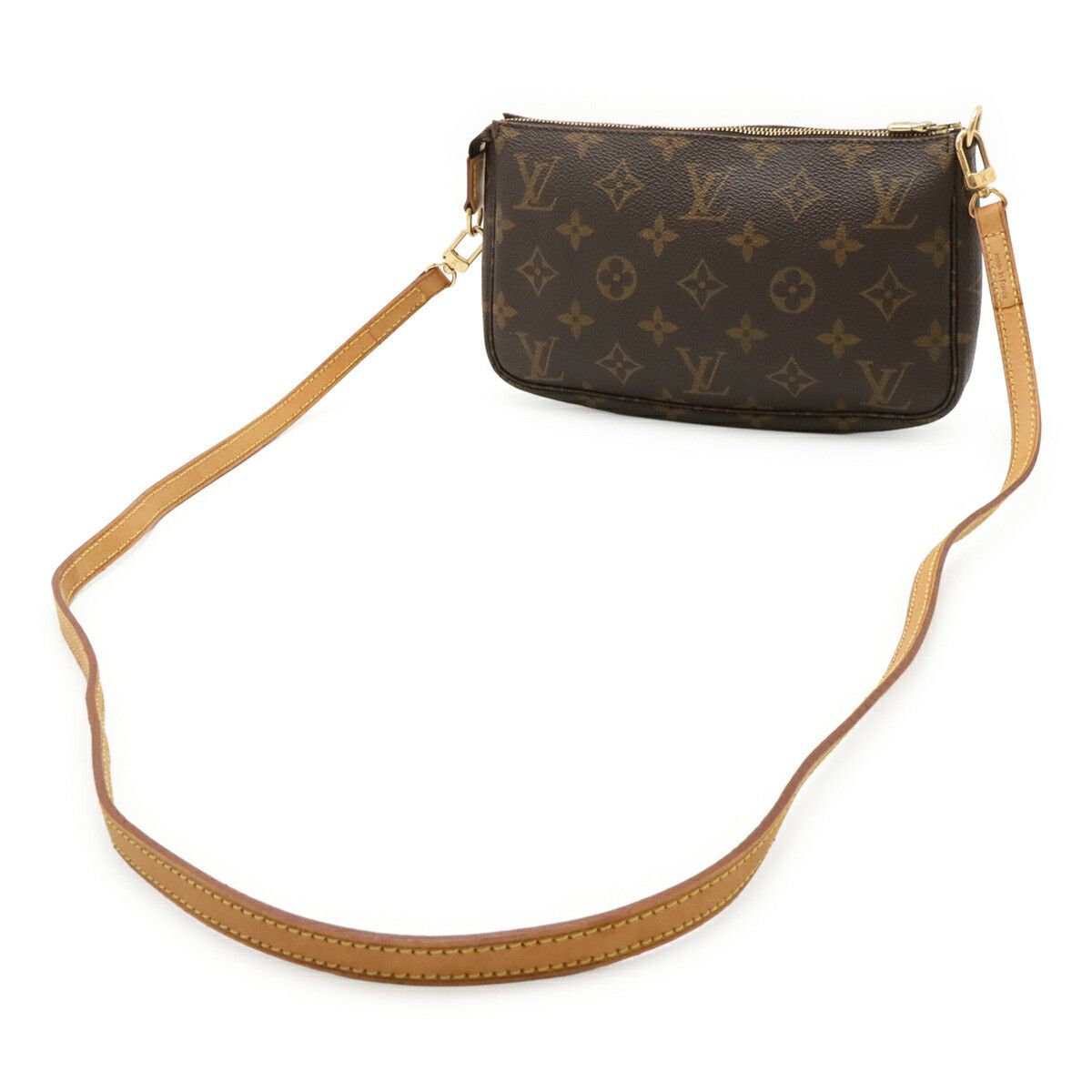 Louis Vuitton Louis Vuitton Louis Vuitton Pochette Accessoires Monogram shoulder bag Textile Shoulder Bag M51980 DUTY FREE for USA Size ONE SIZE - 2 Thumbnail