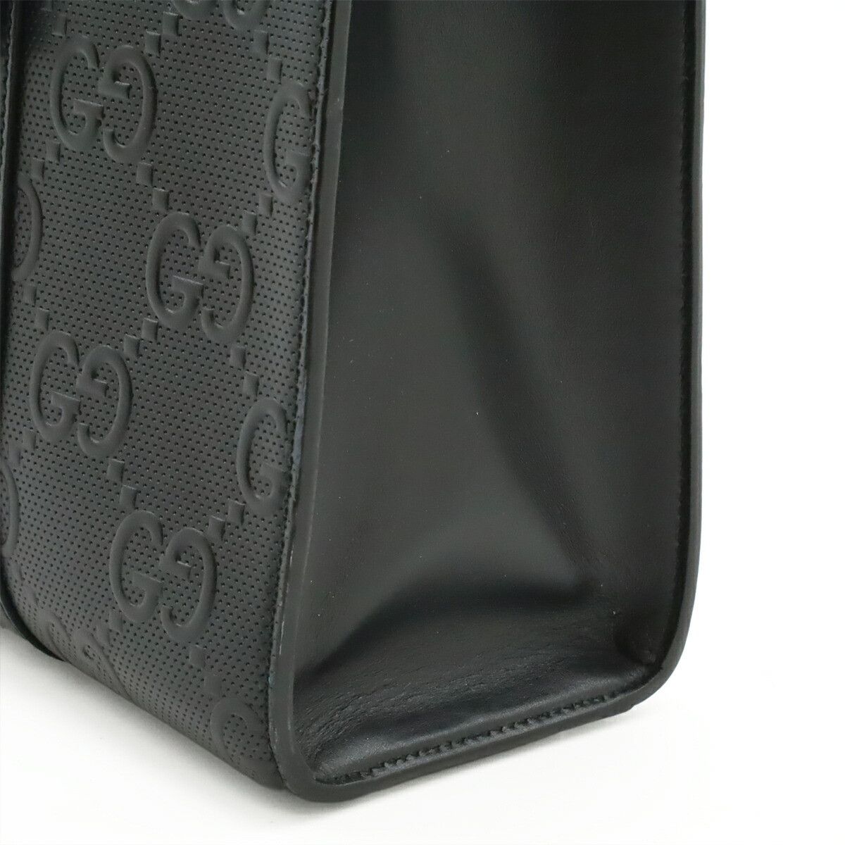 Gucci Gucci Gucci GG Embossed Leather Tote Bag Leather Tote Bag 700421 DUTY FREE for USA Size ONE SIZE - 9 Thumbnail