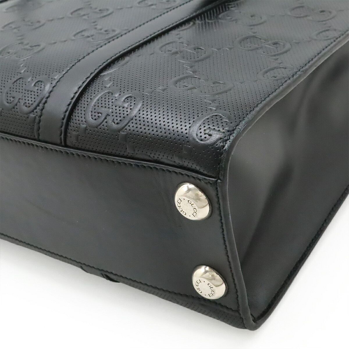 Gucci Gucci Gucci GG Embossed Leather Tote Bag Leather Tote Bag 700421 DUTY FREE for USA Size ONE SIZE - 3 Thumbnail