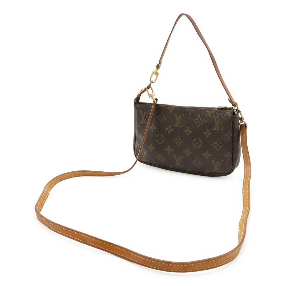 Louis Vuitton Louis Vuitton Louis Vuitton Monogram Pouch Textile Handbag M51980 DUTY FREE for USA Size ONE SIZE - 2 Thumbnail