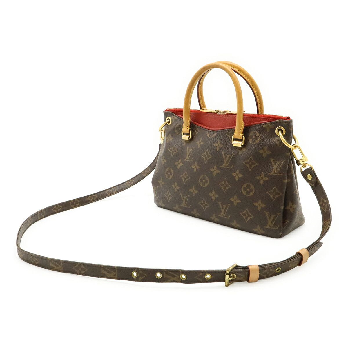Louis Vuitton Louis Vuitton Louis Vuitton Monogram Pallas BB Handbag Textile Handbag M41241 DUTY FREE for USA Size ONE SIZE - 2 Thumbnail