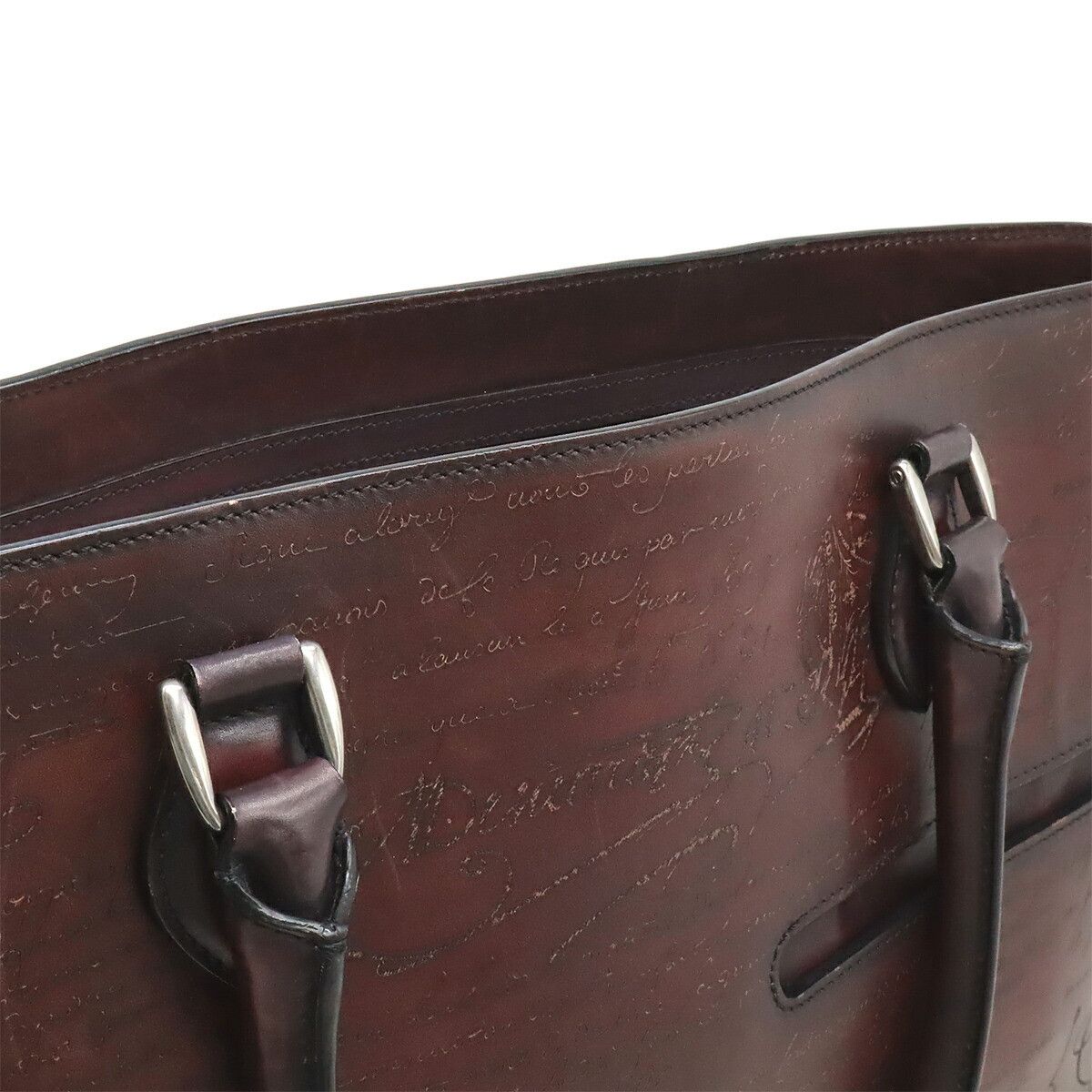 Berluti Berluti Berluti Toujours Venetian Leather 2way Tote Bag Leather Tote Bag DUTY FREE for USA Size ONE SIZE - 8 Thumbnail