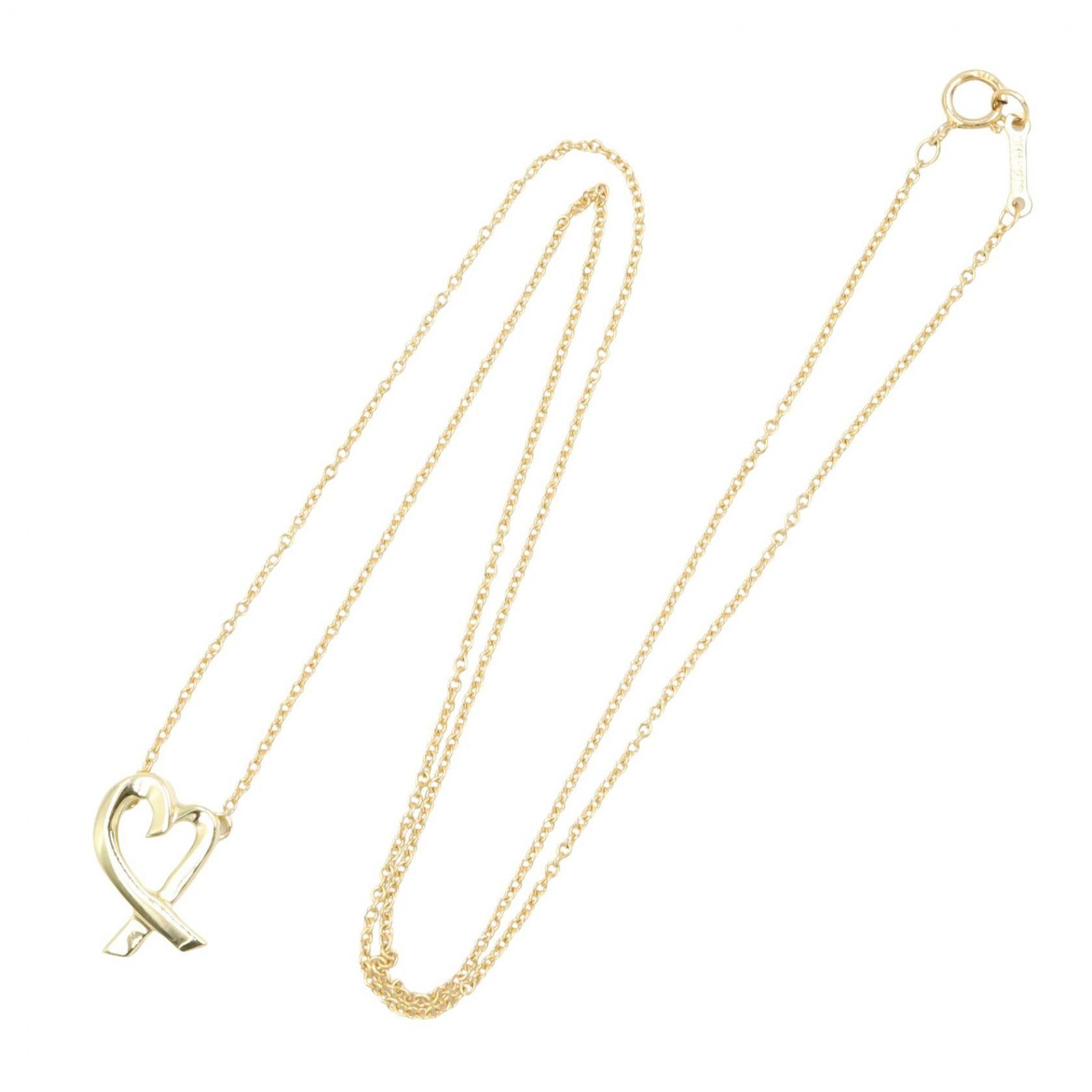 Tiffany & Co. Tiffany & Co. Tiffany & Co. Loving Heart Au750 Necklace Precious Metal Necklace DUTY FREE for USA Size ONE SIZE - 2 Thumbnail