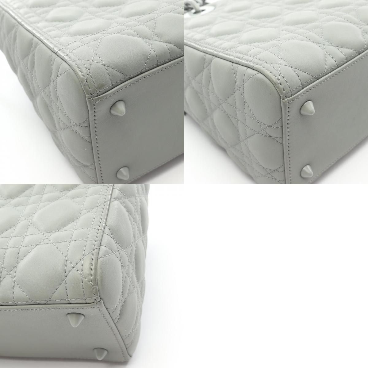 Dior Dior Dior LADY DIOR Leather 2way Handbag Leather Handbag DUTY FREE for USA Size ONE SIZE - 10 Thumbnail
