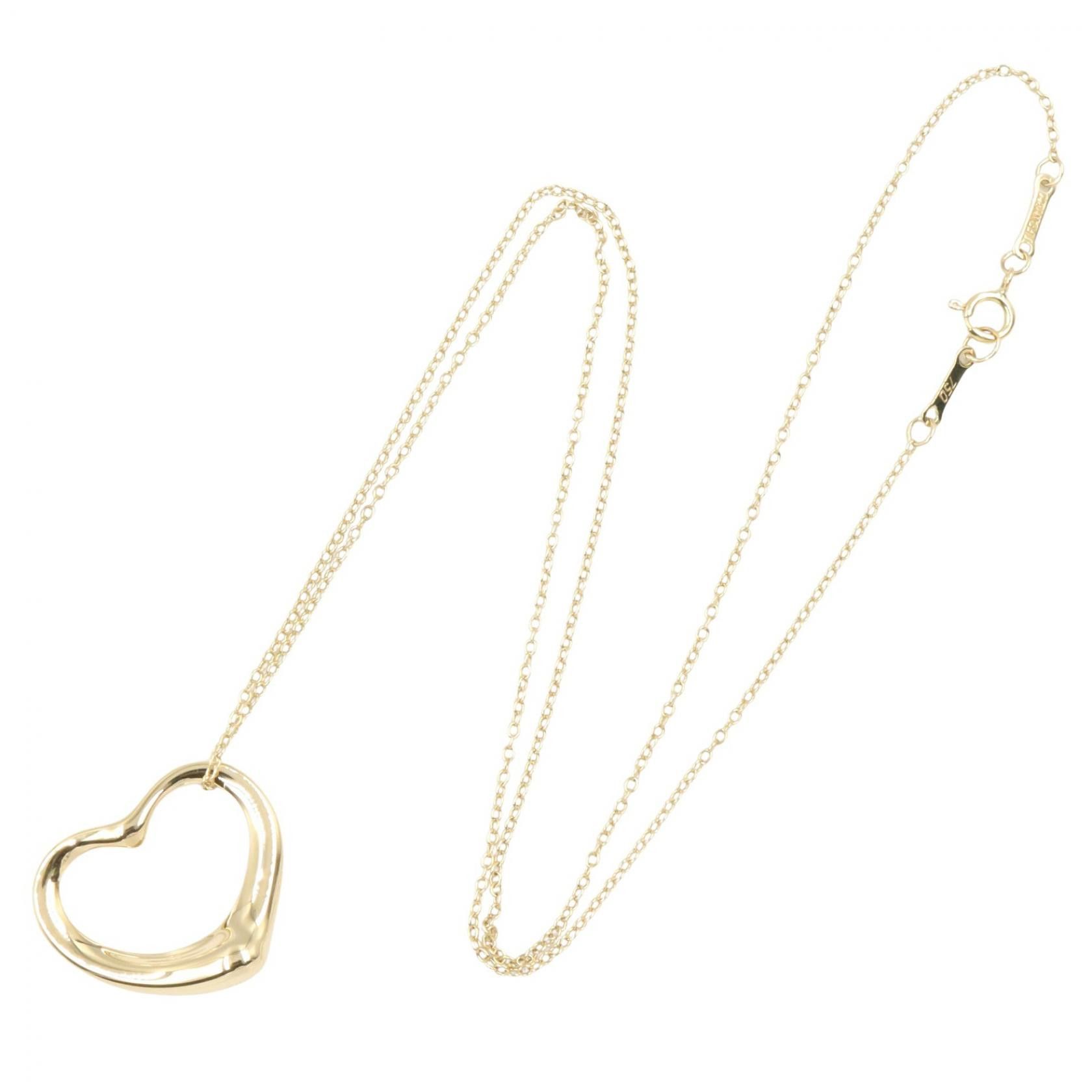 Tiffany & Co. Tiffany & Co. Tiffany & Co. Open Heart Au750 Necklace Precious Metal Necklace DUTY FREE for USA Size ONE SIZE - 2 Thumbnail