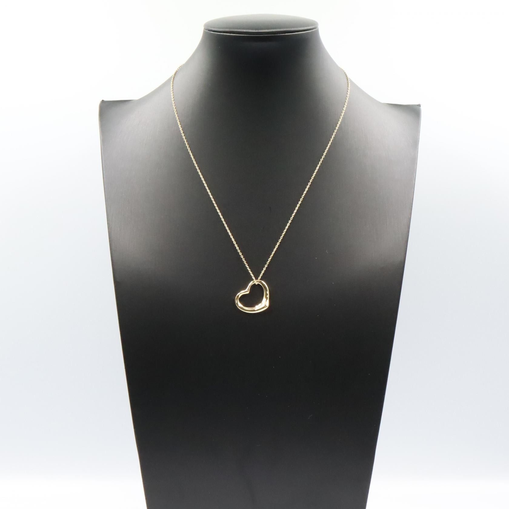 Tiffany & Co. Tiffany & Co. Tiffany & Co. Open Heart Au750 Necklace Precious Metal Necklace DUTY FREE for USA Size ONE SIZE - 7 Thumbnail
