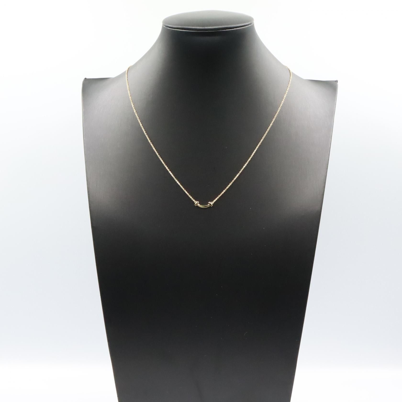 Tiffany & Co. Tiffany & Co. Tiffany & Co. T Smile Mini Au750 Necklace Precious Metal Necklace DUTY FREE for USA Size ONE SIZE - 7 Thumbnail
