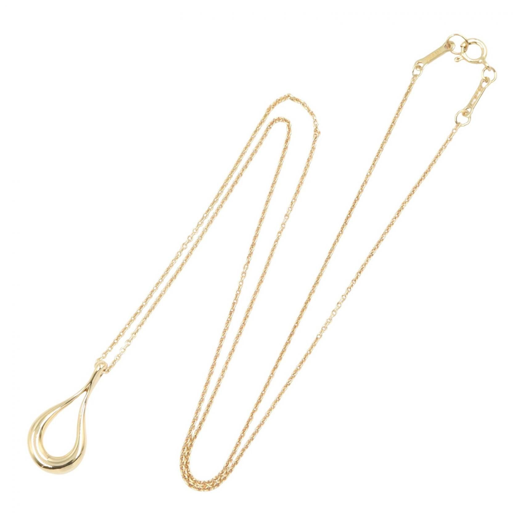 Tiffany & Co. Tiffany & Co. Tiffany&Co. Teardrop Au750 Necklace Precious Metal Necklace DUTY FREE for USA Size ONE SIZE - 2 Thumbnail