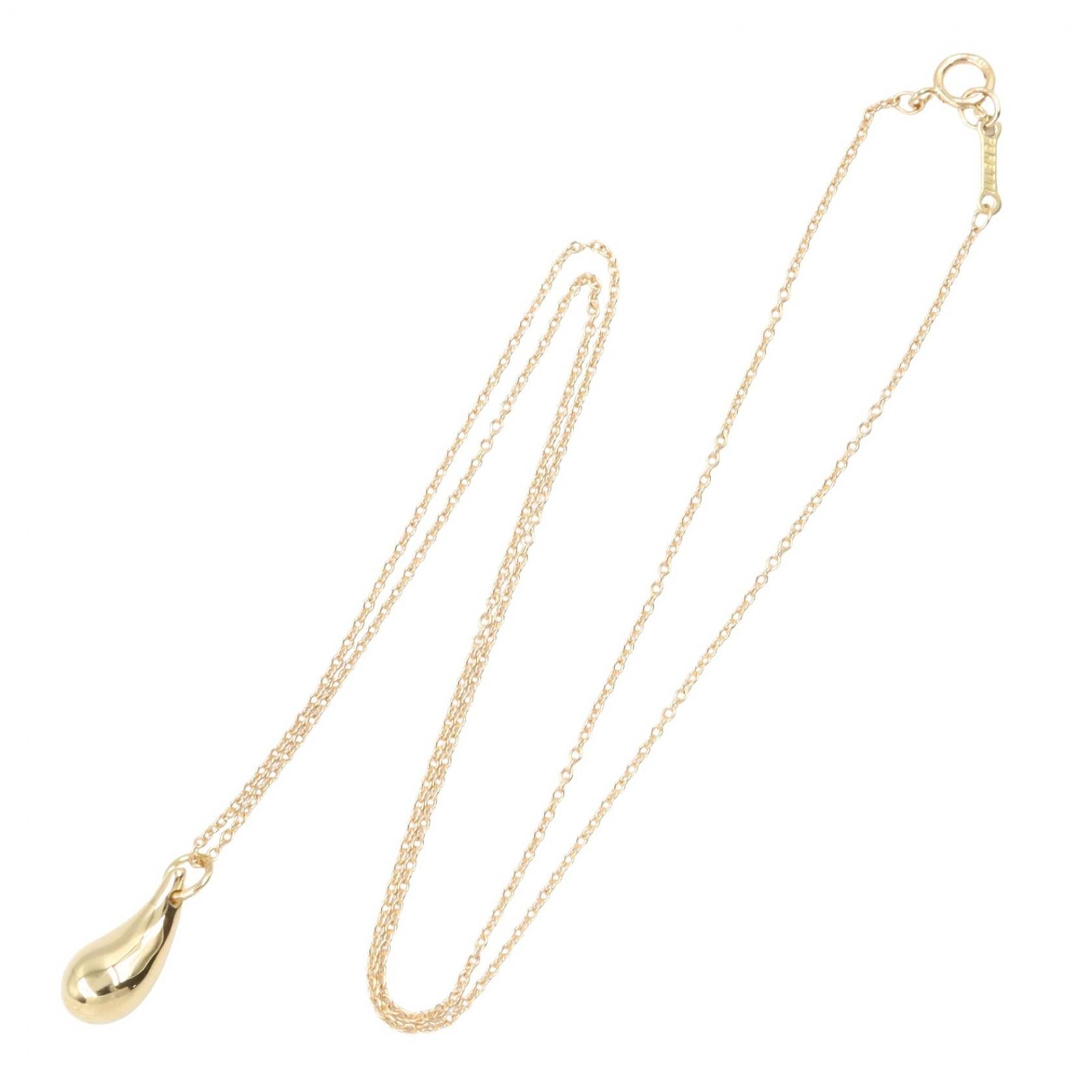 Tiffany & Co. Tiffany & Co. Tiffany＆Co. Tear Drop Au750 Necklace Precious Metal Necklace DUTY FREE for USA Size ONE SIZE - 2 Thumbnail