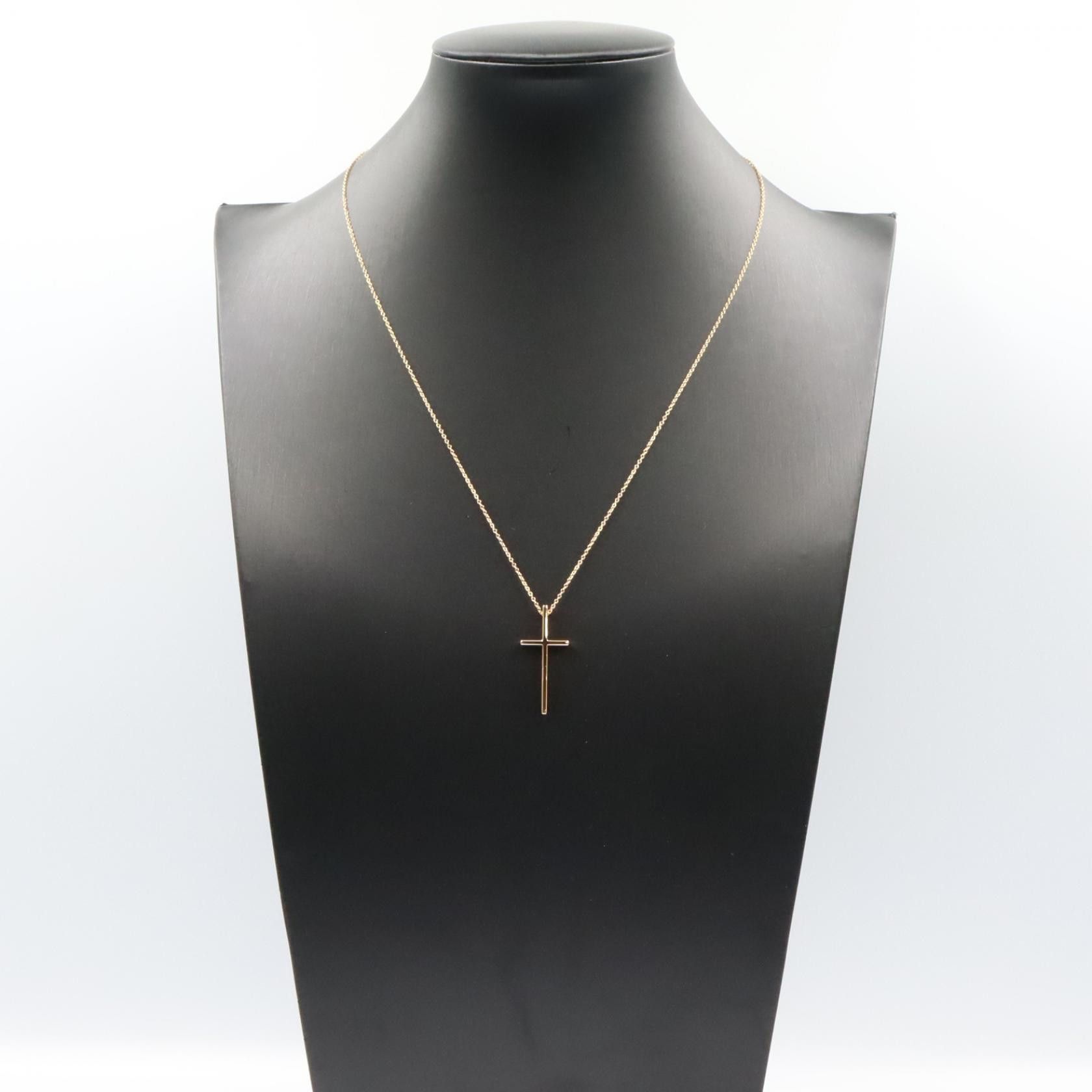Tiffany & Co. Tiffany & Co. Tiffany & Co. Au750 Cross Necklace Precious Metal Necklace DUTY FREE for USA Size ONE SIZE - 6 Thumbnail