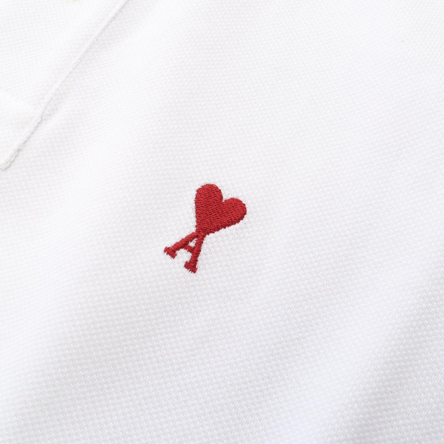 AMI Ami AMI Logo Cotton Polo Shirt Textile Tops UPL001.760100L DUTY FREE for USA Size ONE SIZE - 6 Thumbnail