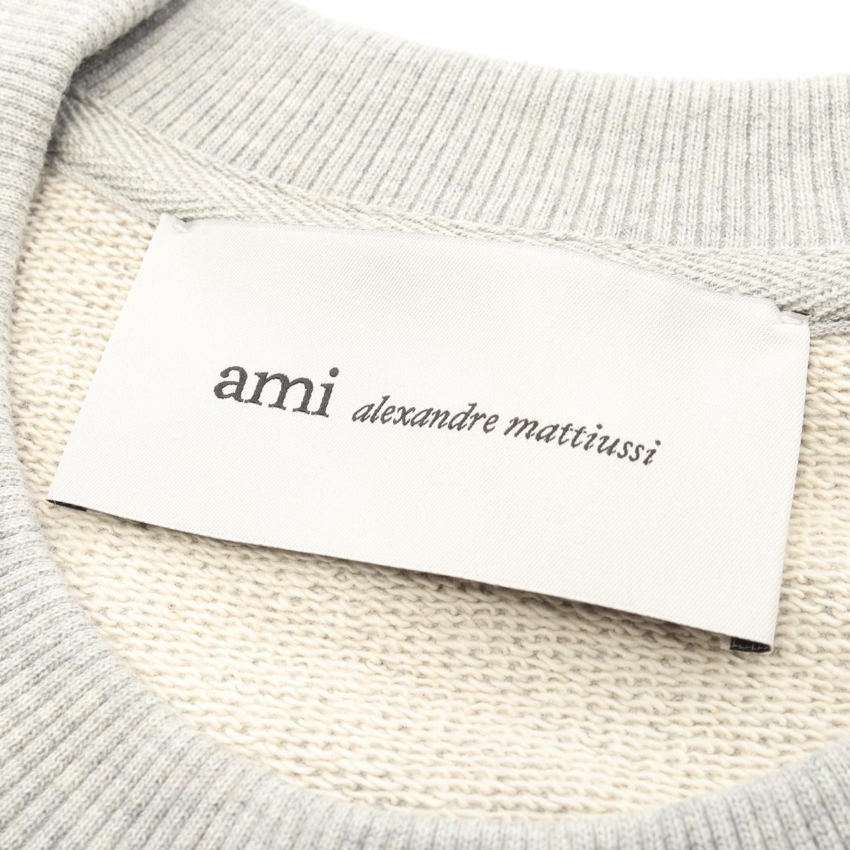 AMI Ami AMI Logo Cotton Sweatshirt Textile Sweatshirts & Hoodies USW787.730A161M DUTY FREE for USA Size ONE SIZE - 3 Thumbnail