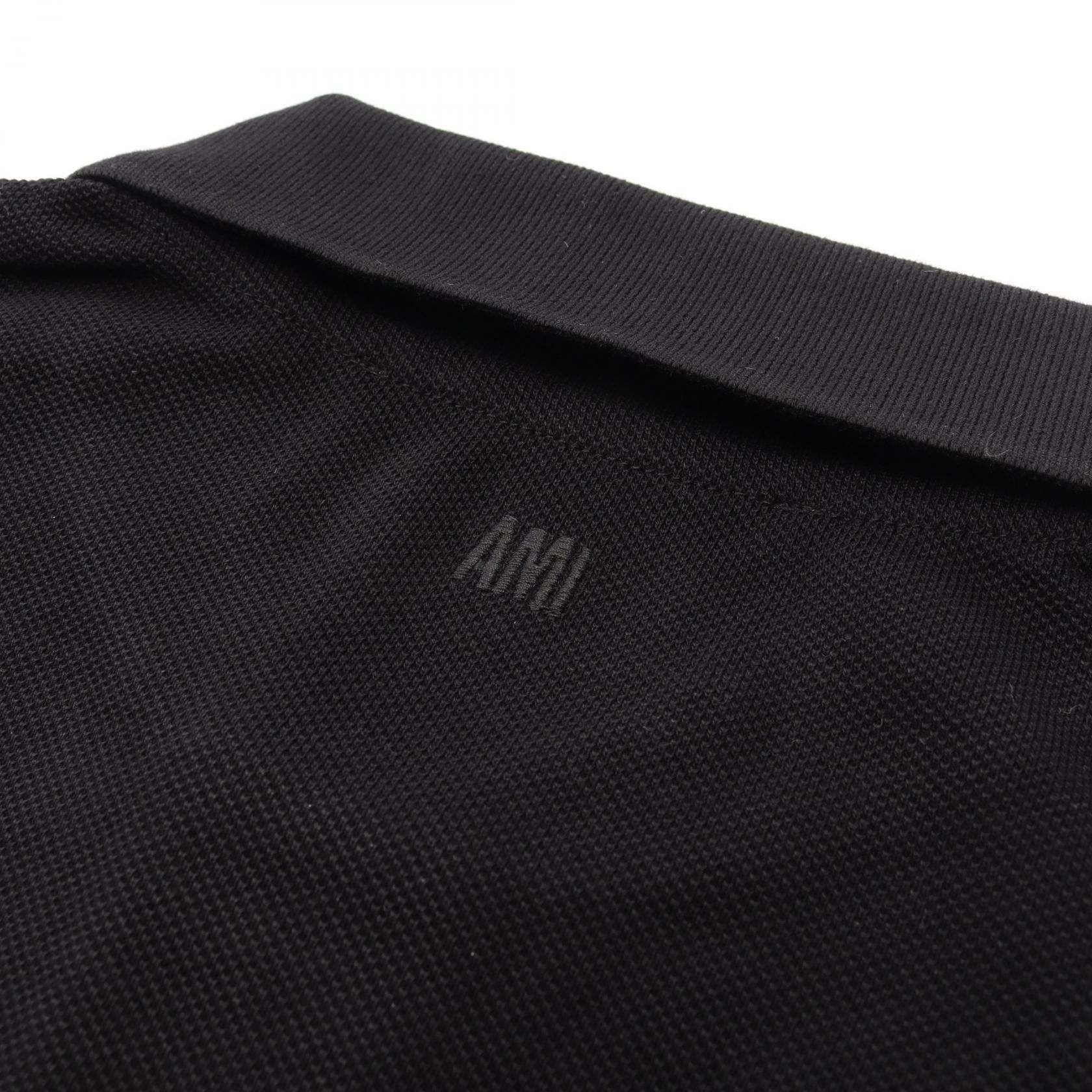 AMI Ami AMI Logo Cotton Polo Shirt Textile Tops UPL001.760001S DUTY FREE for USA Size ONE SIZE - 7 Thumbnail