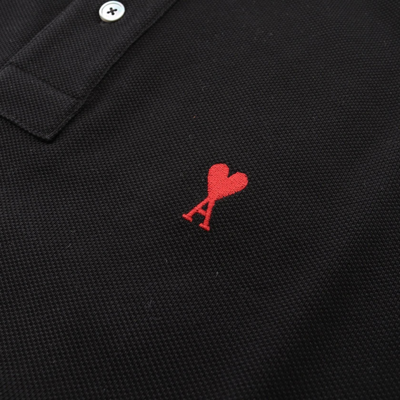 AMI Ami AMI Logo Cotton Polo Shirt Textile Tops UPL001.760001S DUTY FREE for USA Size ONE SIZE - 6 Thumbnail