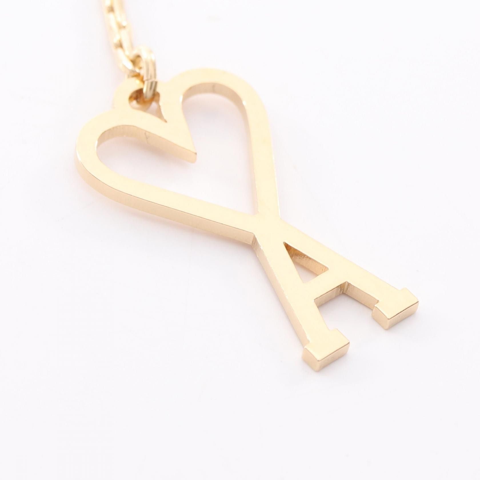 AMI Ami AMI Heart Logo Necklace Metal Necklace UJW916.361902 DUTY FREE for USA Size ONE SIZE - 5 Thumbnail