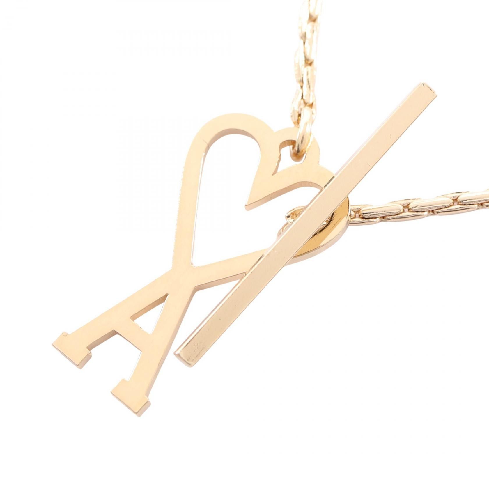 AMI Ami AMI Heart Logo Necklace Metal Necklace UJW916.361902 DUTY FREE for USA Size ONE SIZE - 2 Thumbnail