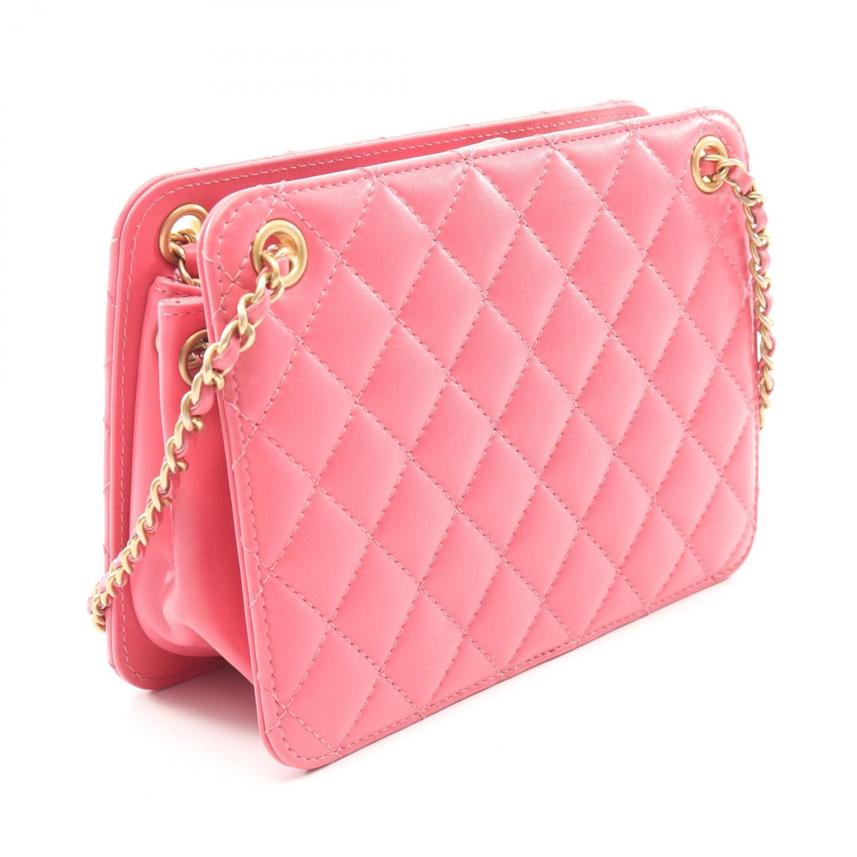 Chanel Chanel CHANEL Matelasse Lambskin Shoulder Bag Leather Shoulder Bag AS1750 DUTY FREE for USA Size ONE SIZE - 2 Thumbnail