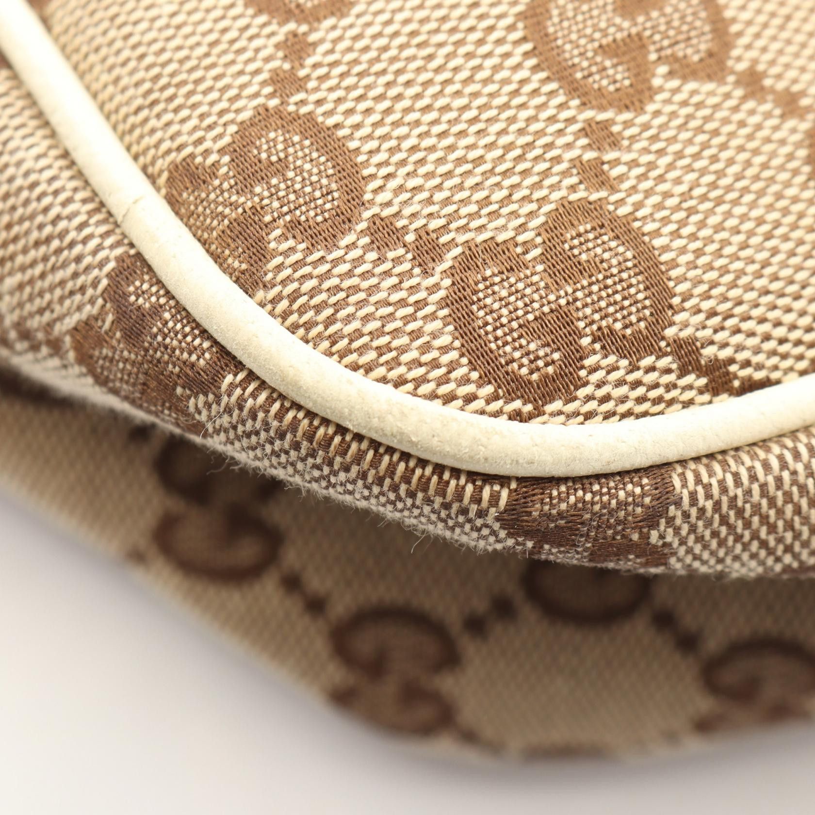 Gucci Gucci Gucci GG Canvas Leather Shoulder Bag Textile Shoulder Bag 145864 DUTY FREE for USA Size ONE SIZE - 5 Thumbnail
