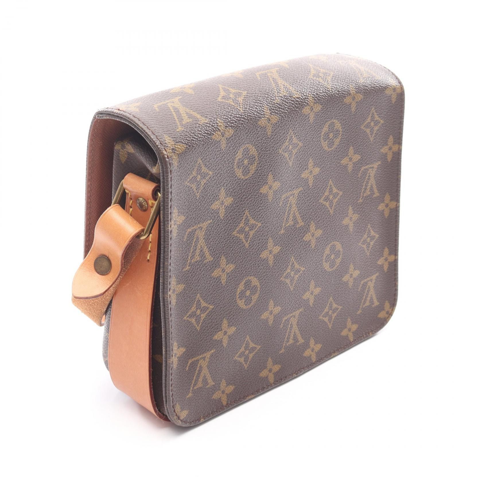 Louis Vuitton Louis Vuitton Louis Vuitton Cartouchiere MM Monogram shoulder bag Textile Shoulder Bag M51253 DUTY FREE for USA Size ONE SIZE - 2 Thumbnail