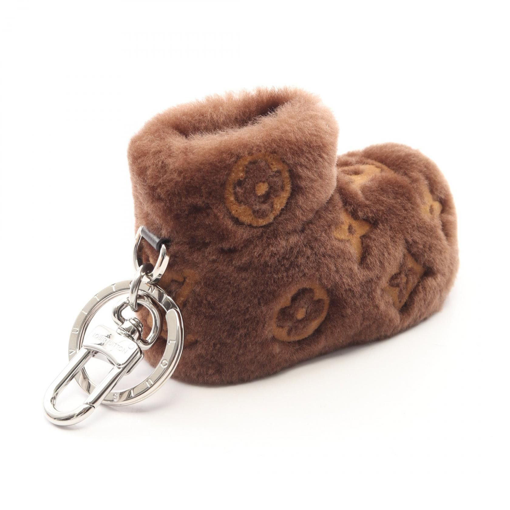 Louis Vuitton Louis Vuitton Louis Vuitton Footprint Monogram Fur Key Holder Leather Key Chain M01690 DUTY FREE for USA Size ONE SIZE - 2 Thumbnail