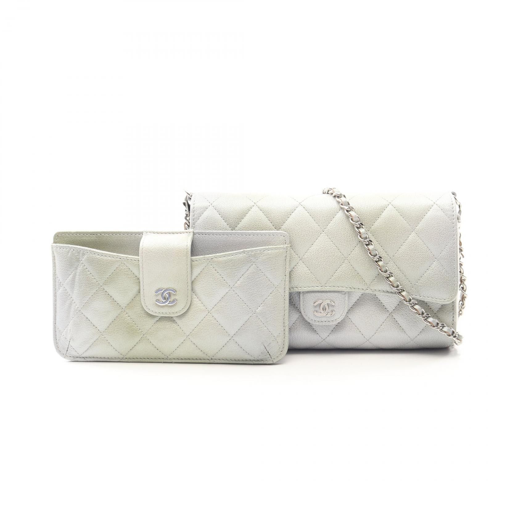 Chanel Chanel Chanel Matelasse Caviarskin Phone Shoulder Bag Leather Shoulder Bag DUTY FREE for USA Size ONE SIZE - 6 Thumbnail