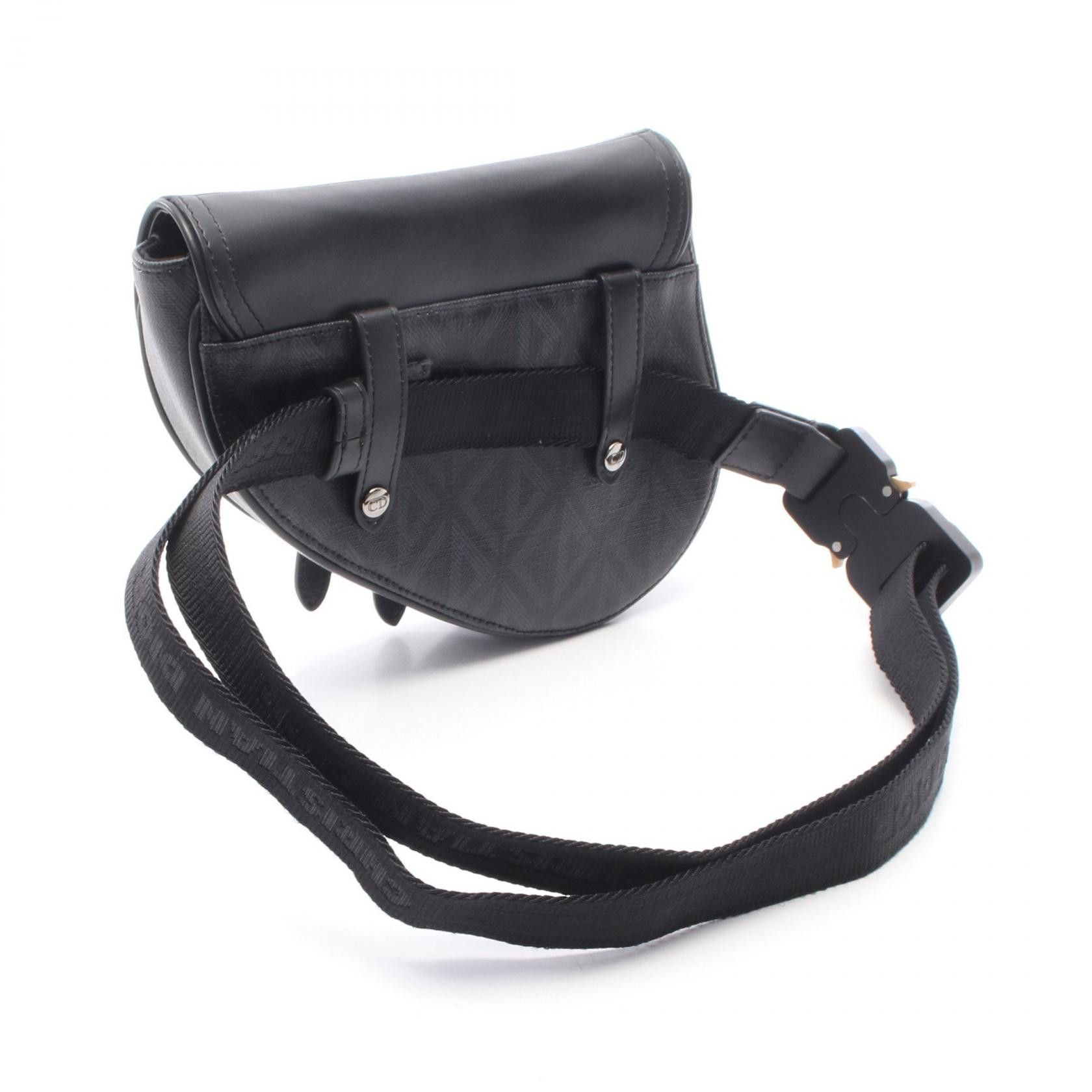 Dior Dior Dior Saddle PVC Coated Canvas Leather Waist Bag Plastic / Synthetic Belt Bag DUTY FREE for USA Size ONE SIZE - 2 Thumbnail