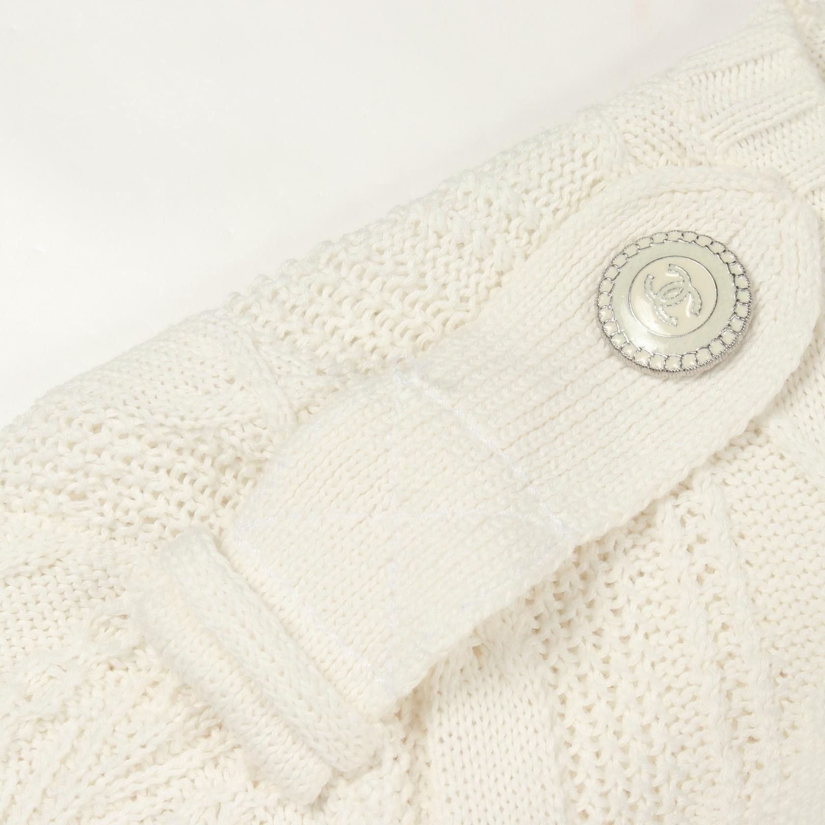 Chanel Chanel Chanel Coco Mark Knit Top Textile Tops P53666K06997 DUTY FREE for USA Size ONE SIZE - 6 Thumbnail