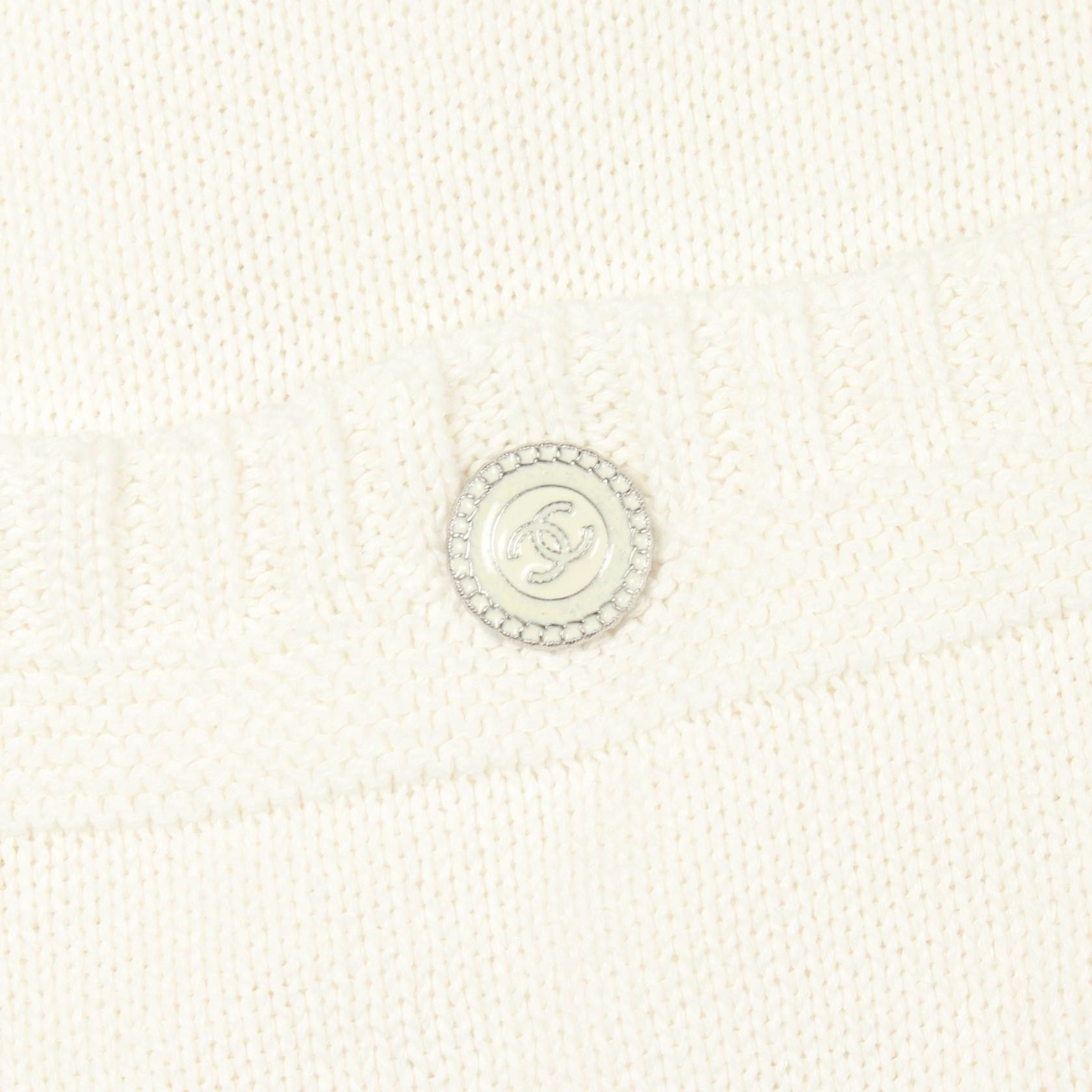 Chanel Chanel Chanel Coco Mark Knit Top Textile Tops P53666K06997 DUTY FREE for USA Size ONE SIZE - 8 Thumbnail