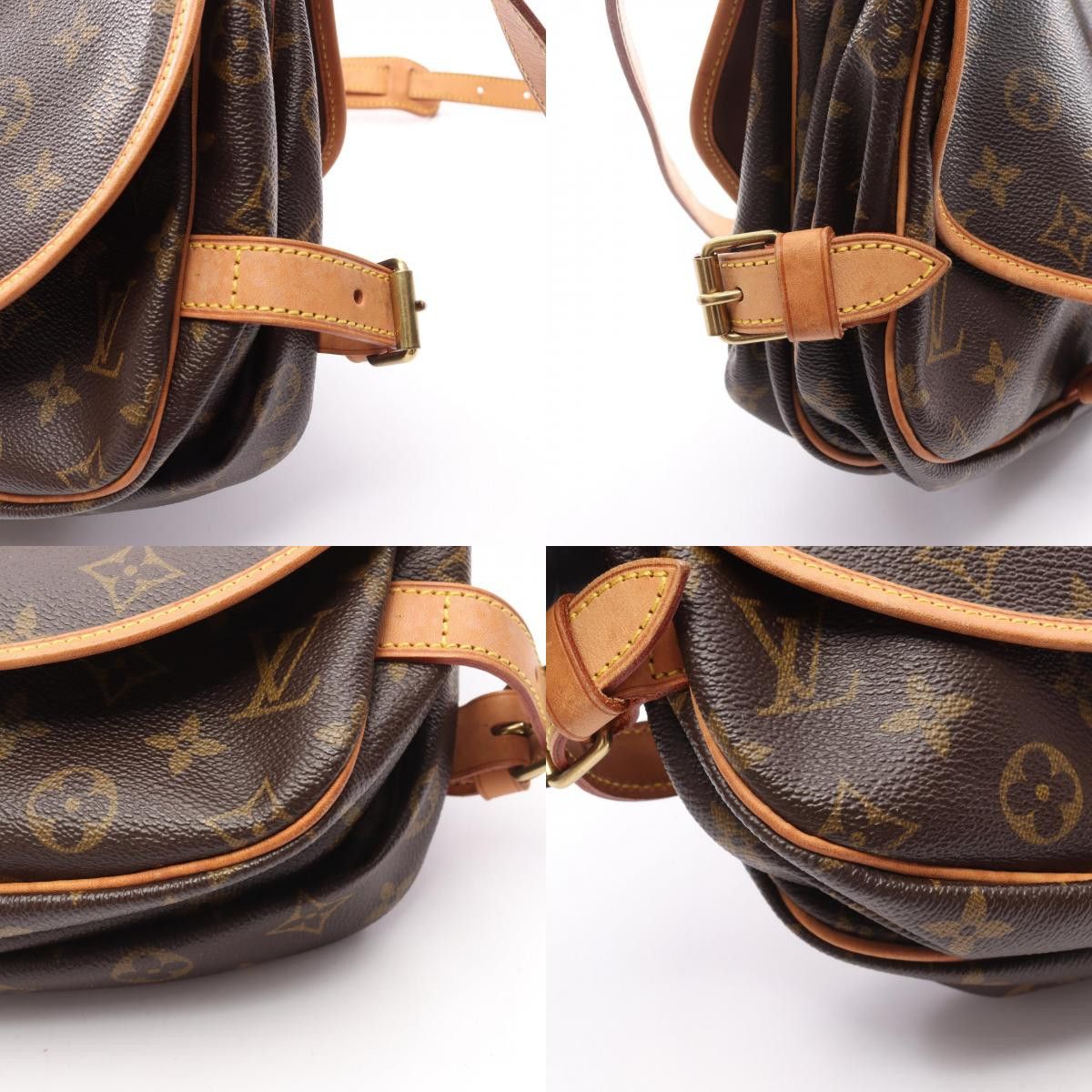 Louis Vuitton Louis Vuitton Louis Vuitton Saumur 30 Monogram Shoulder Bag Textile Shoulder Bag M42256 DUTY FREE for USA Size ONE SIZE - 9 Thumbnail