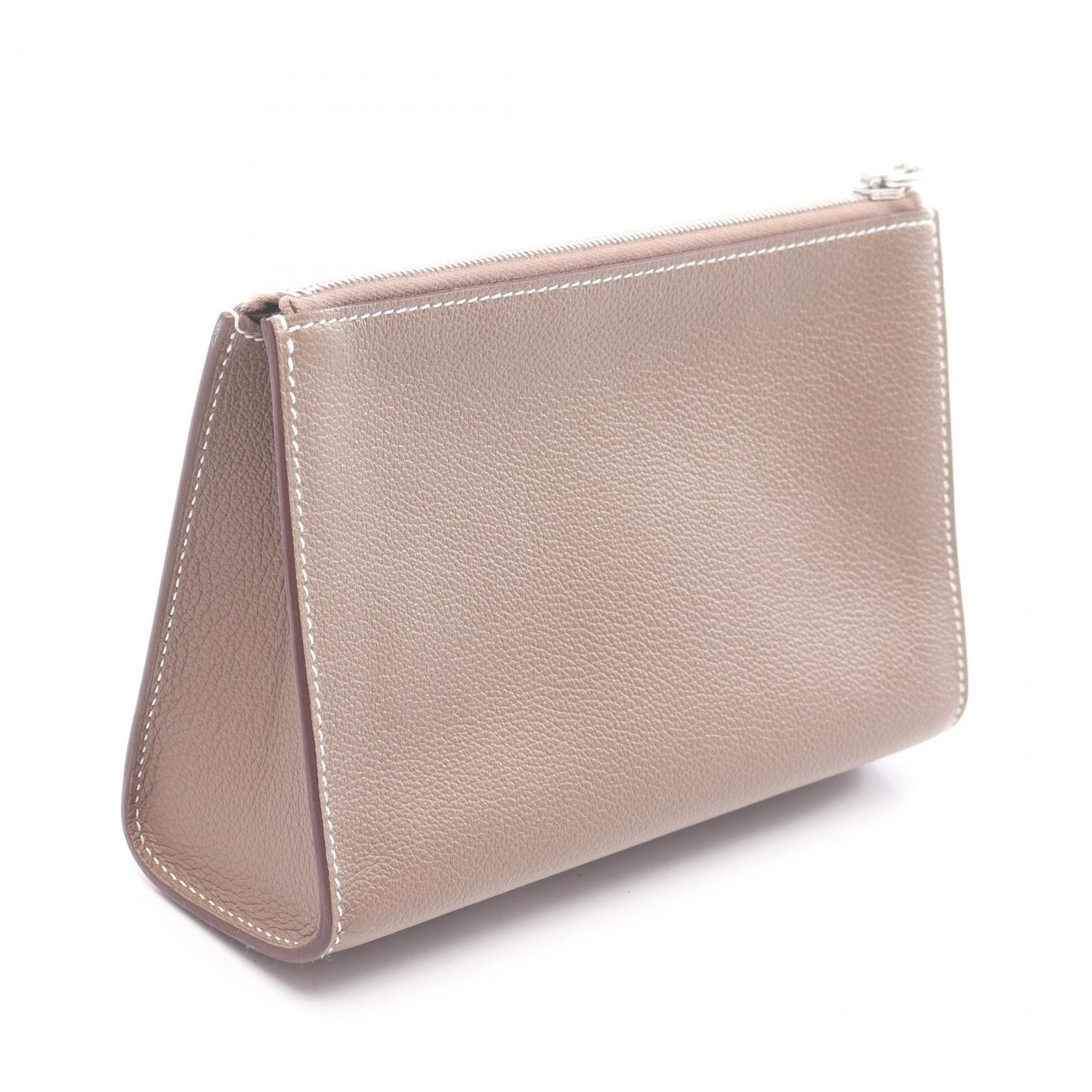 Hermes Hermes Hermes Zip Ango PM Evercolor Leather Pouch Leather Other Stamp K (2025) DUTY FREE for USA Size ONE SIZE - 2 Thumbnail