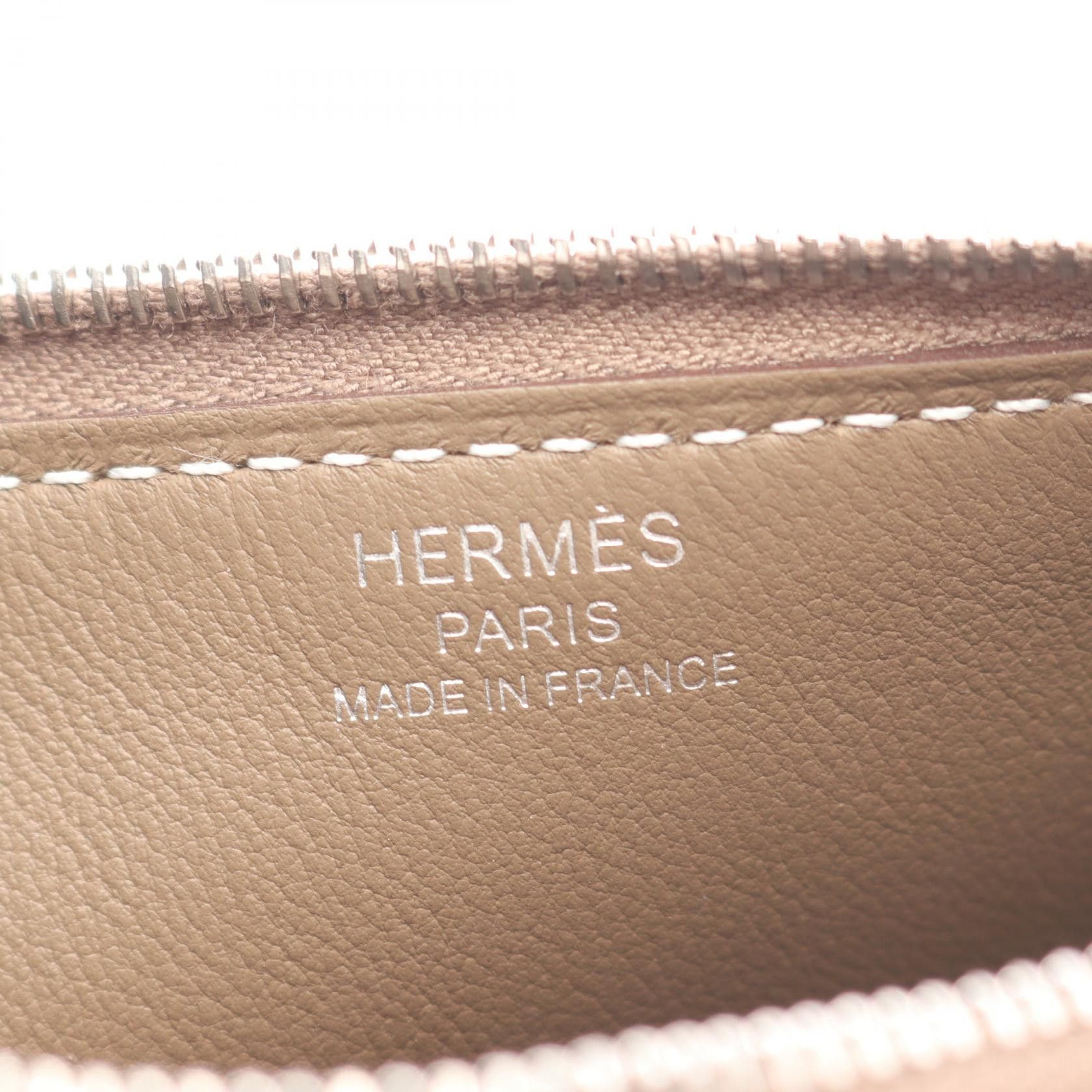 Hermes Hermes Hermes Zip Ango PM Evercolor Leather Pouch Leather Other Stamp K (2025) DUTY FREE for USA Size ONE SIZE - 4 Thumbnail