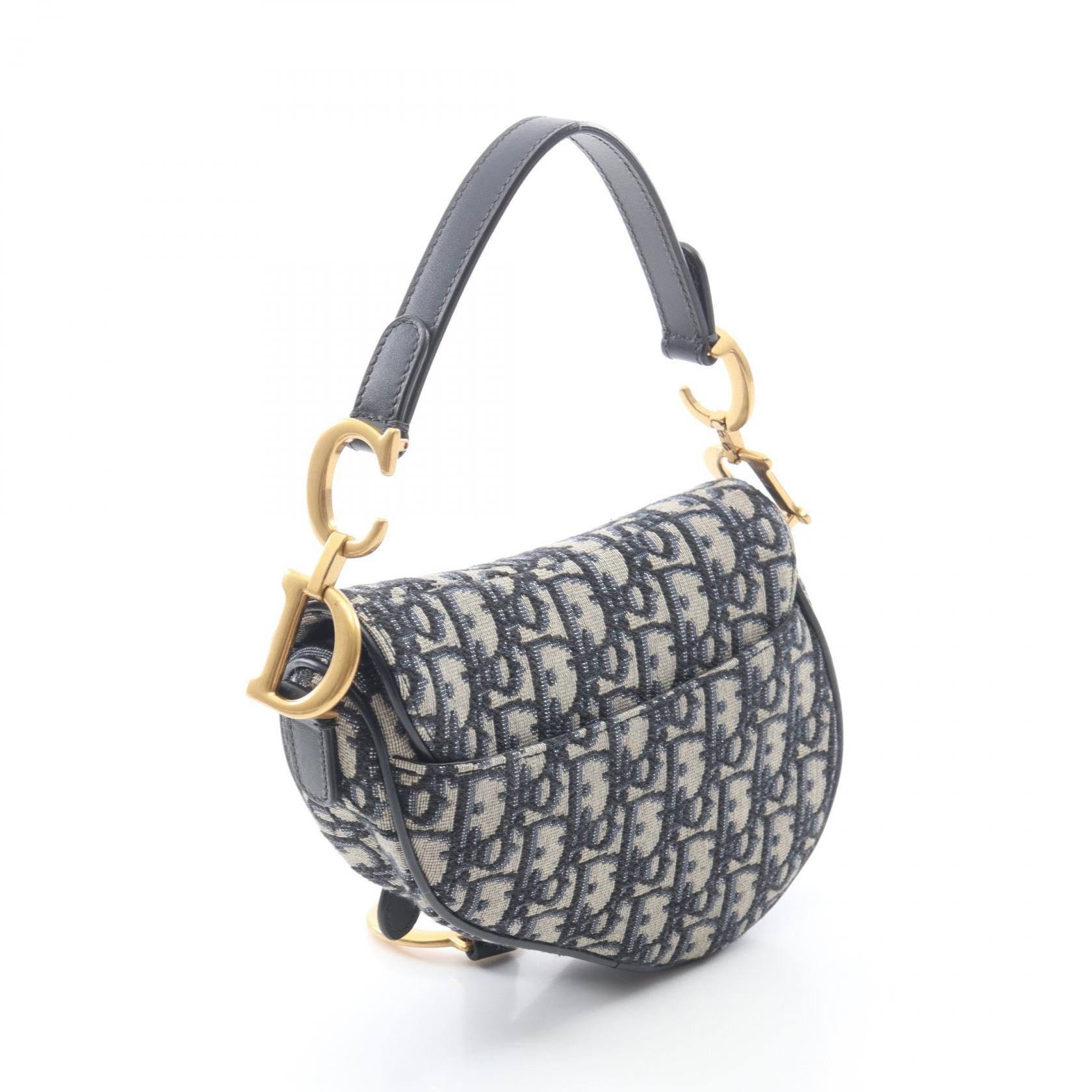 Dior Dior Dior Saddle Bag Oblique Jacquard 2way handbag Textile Handbag DUTY FREE for USA Size ONE SIZE - 2 Thumbnail