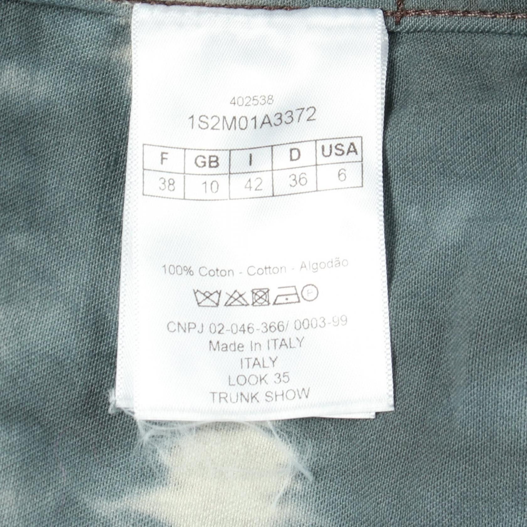Dior Dior Dior Tie Dye Long Sleeve Shirt Textile Tops 1S2M01A3372 DUTY FREE for USA Size ONE SIZE - 5 Thumbnail
