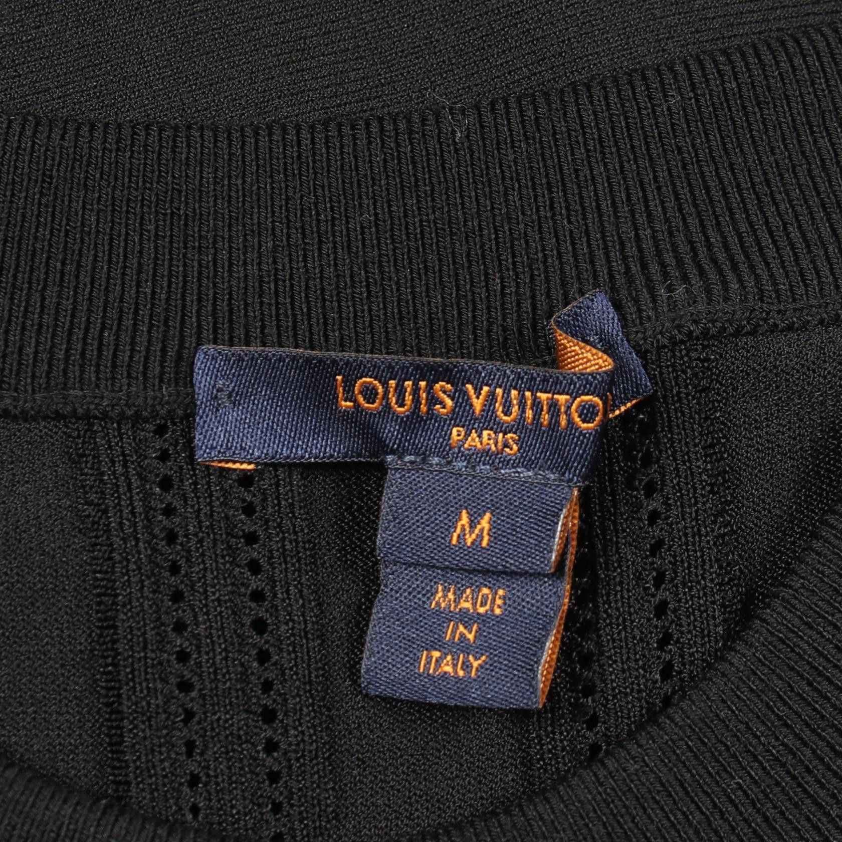 Louis Vuitton Louis Vuitton Louis Vuitton Frill One Piece Dress Textile Dresses FHKD06QQK DUTY FREE for USA Size ONE SIZE - 3 Thumbnail
