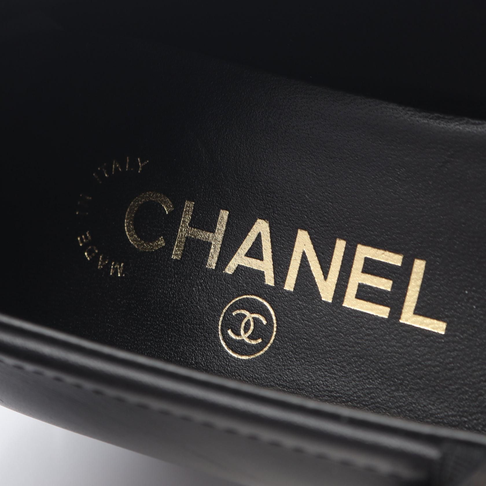 Chanel Chanel Chanel Coco Mark Turnlock Leather Loafers Leather Shoes G46799 DUTY FREE for USA Size ONE SIZE - 4 Thumbnail