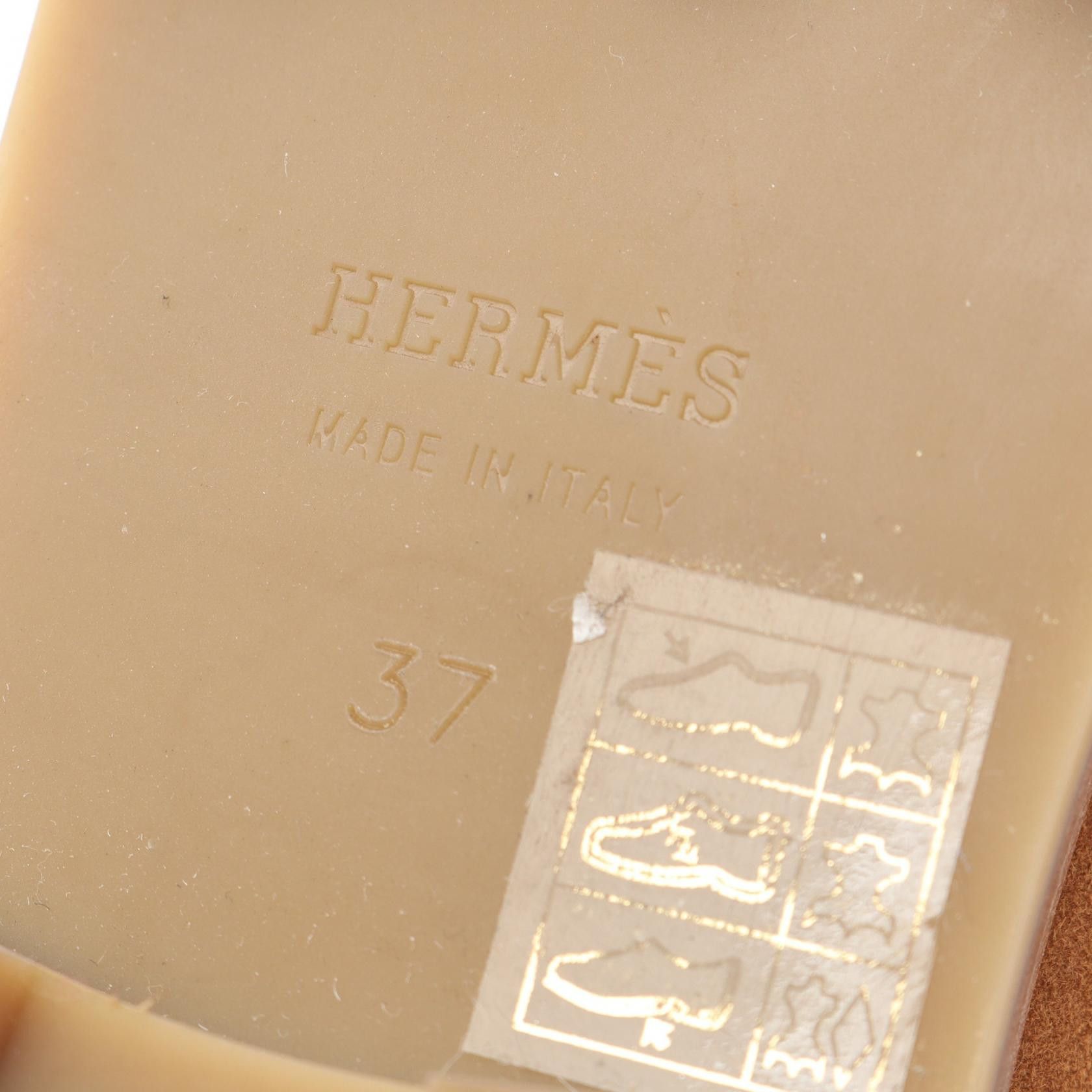 Hermes Hermes Hermes Faubourg Mocassin Suede Loafers Leather Shoes DUTY FREE for USA Size ONE SIZE - 6 Thumbnail