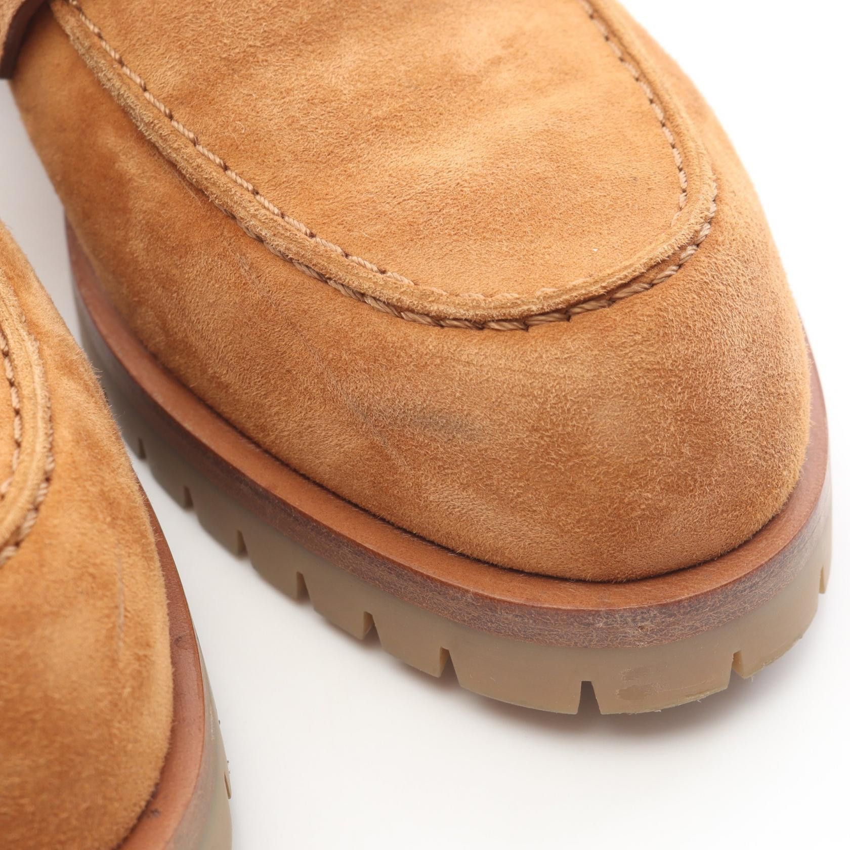 Hermes Hermes Hermes Faubourg Mocassin Suede Loafers Leather Shoes DUTY FREE for USA Size ONE SIZE - 8 Thumbnail
