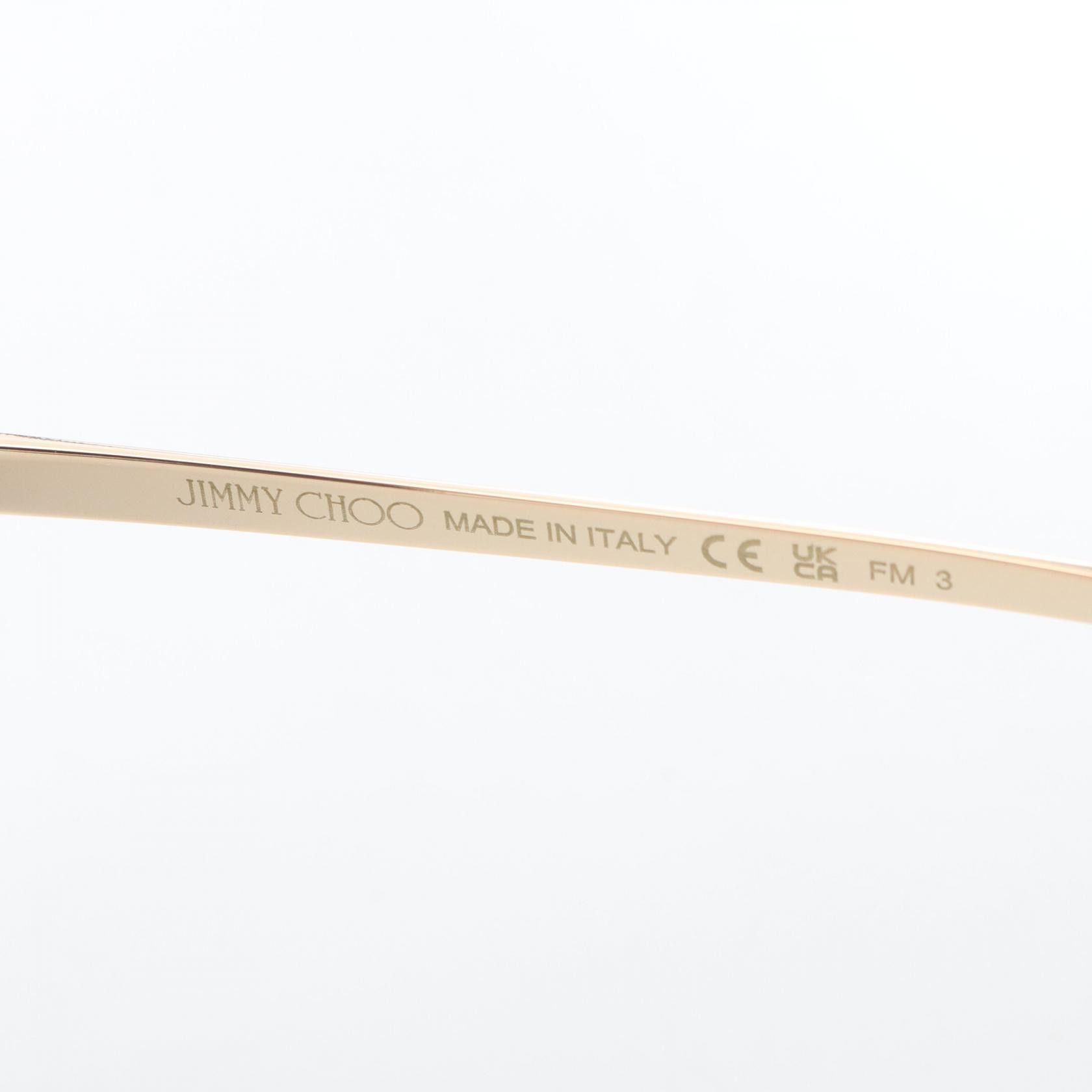 Jimmy Choo Jimmy Choo Jimmy Choo VELLA S Sunglasses Metal Sunglasses VELLA/S DUTY FREE for USA Size ONE SIZE - 4 Thumbnail