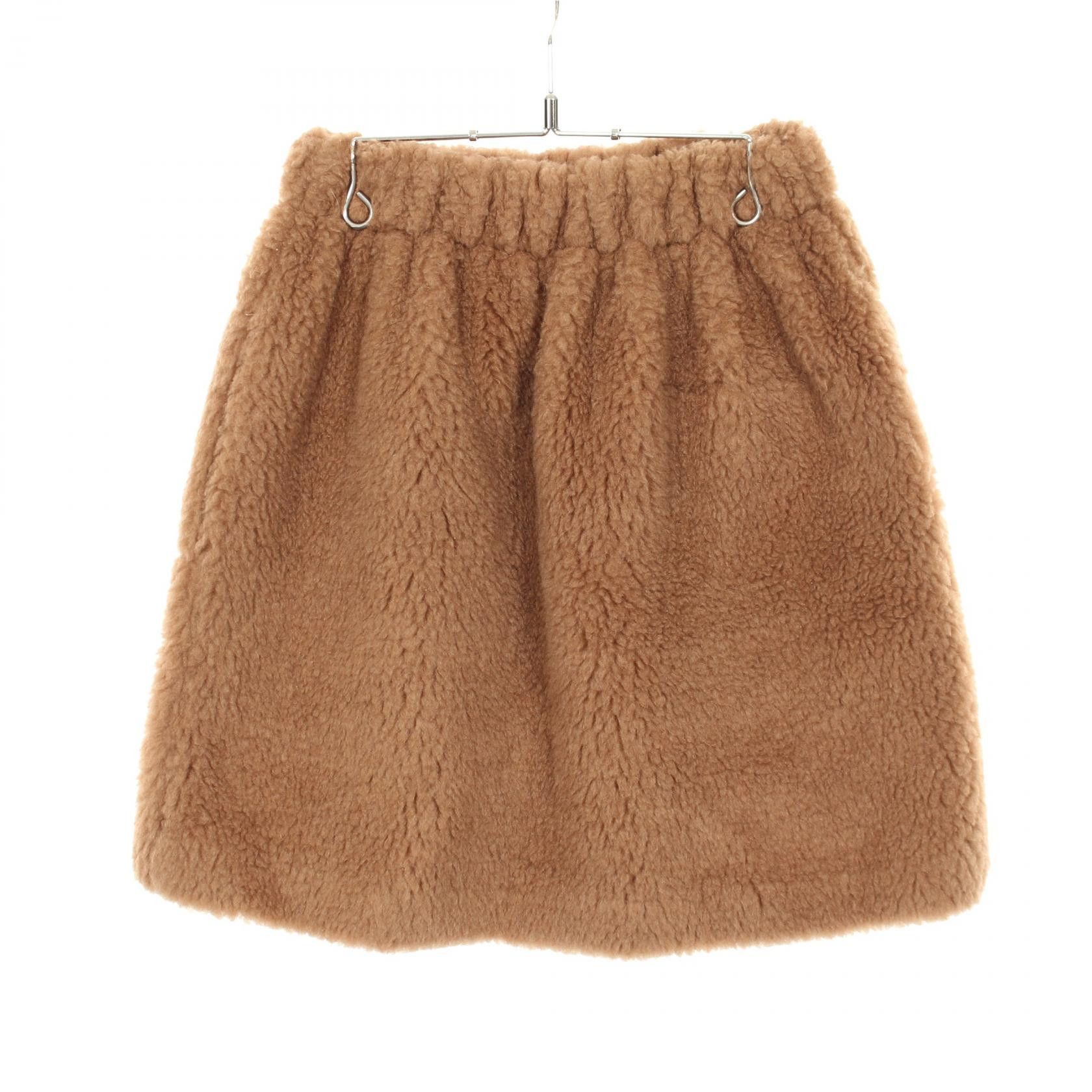 Max Mara Max Mara Max Mara Teddy Bear Camel Skirt Fur Skirts DUTY FREE for USA Size ONE SIZE - 2 Thumbnail