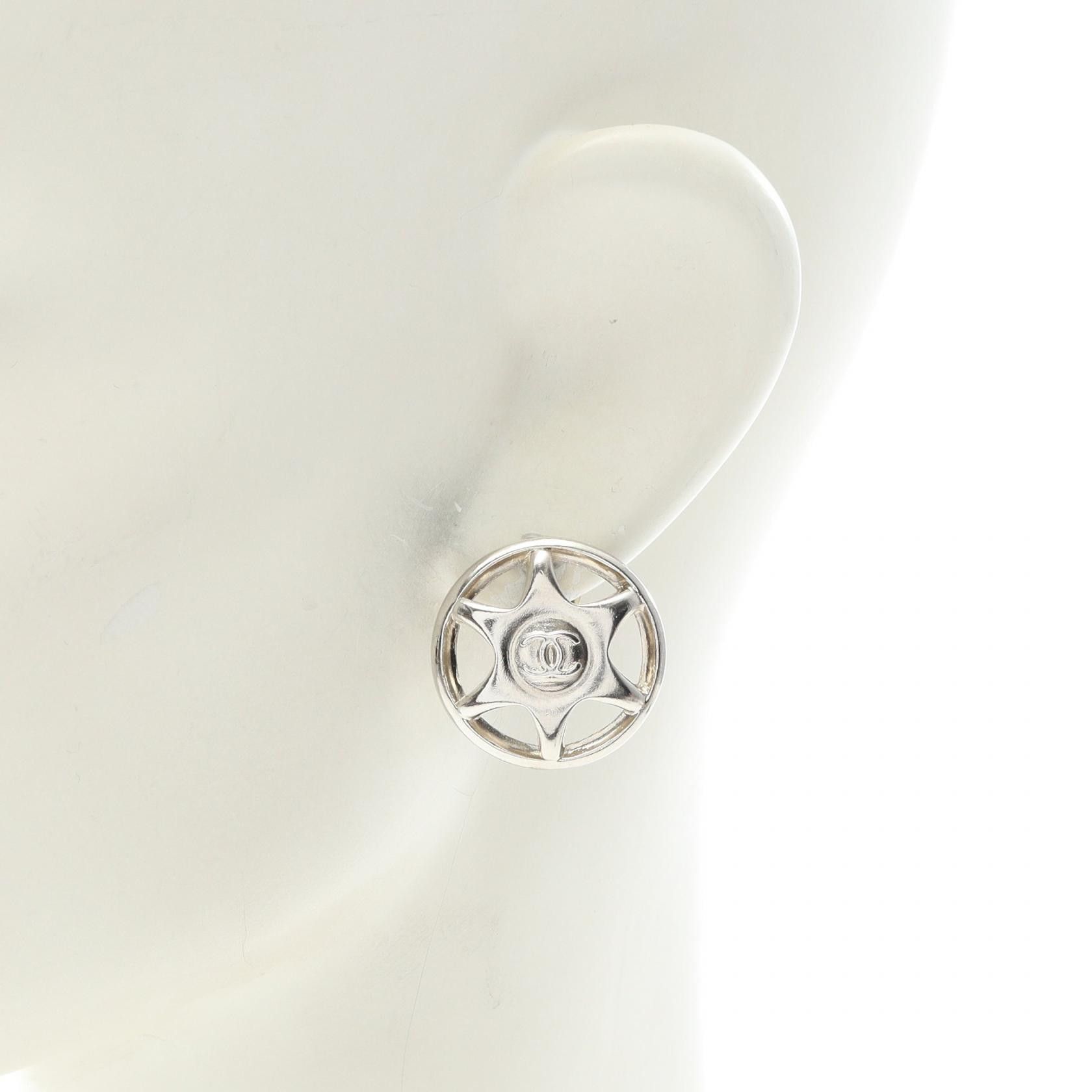 Chanel Chanel Chanel Coco Mark Clip Earrings Metal Earrings DUTY FREE for USA Size ONE SIZE - 4 Thumbnail